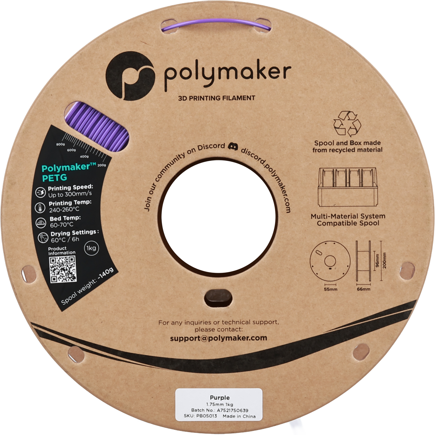 Polymaker PETG - Paars