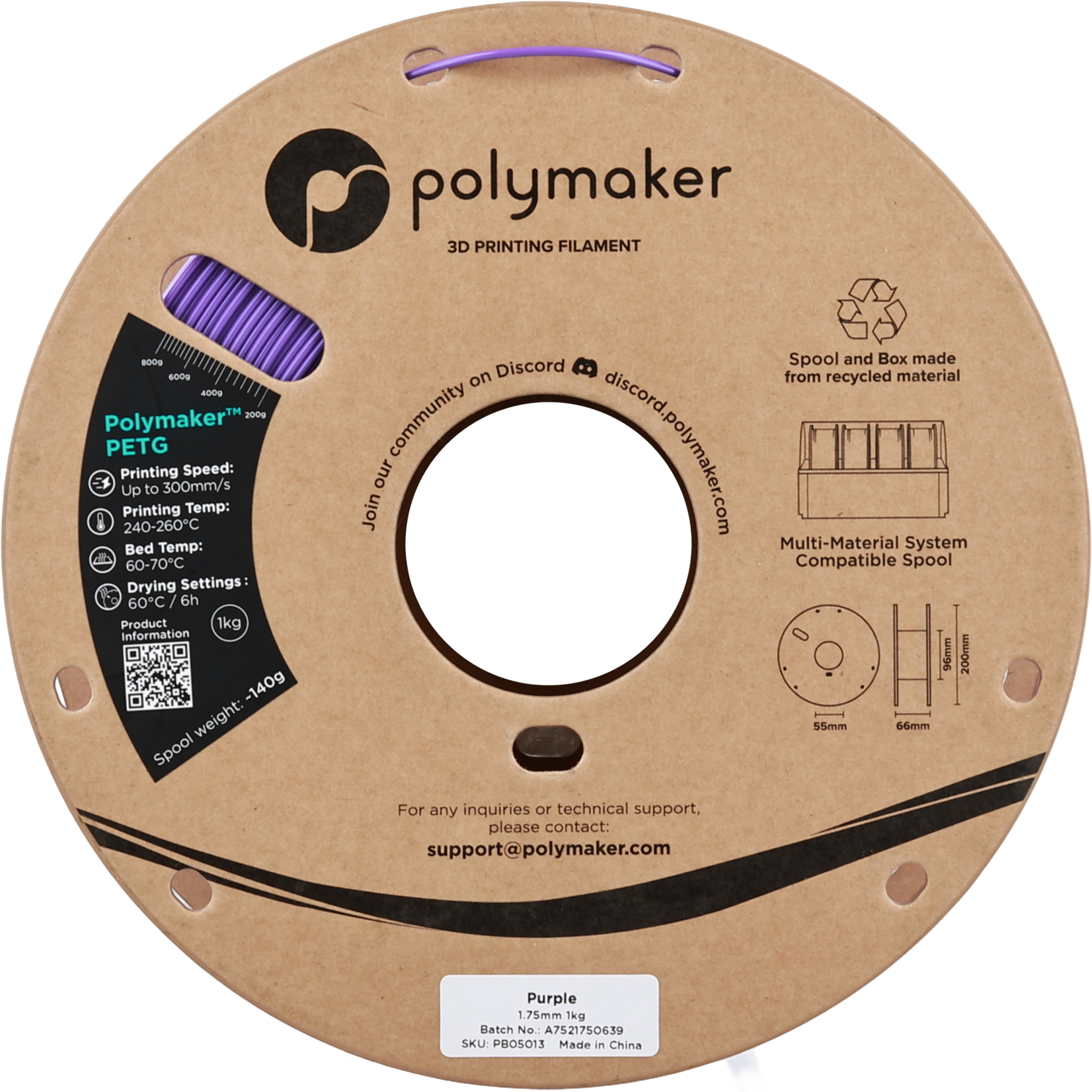 Polymaker Polymaker PETG Purple