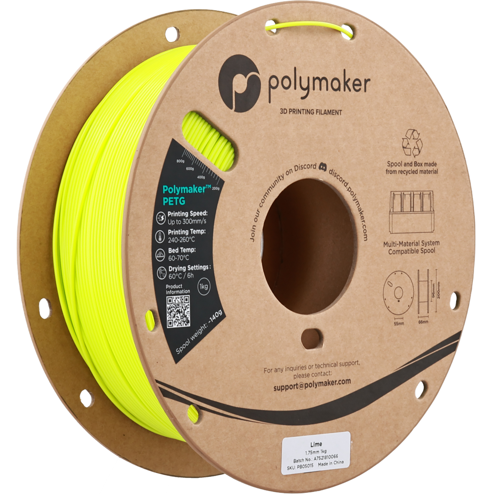 Polymaker Polymaker PETG Lime