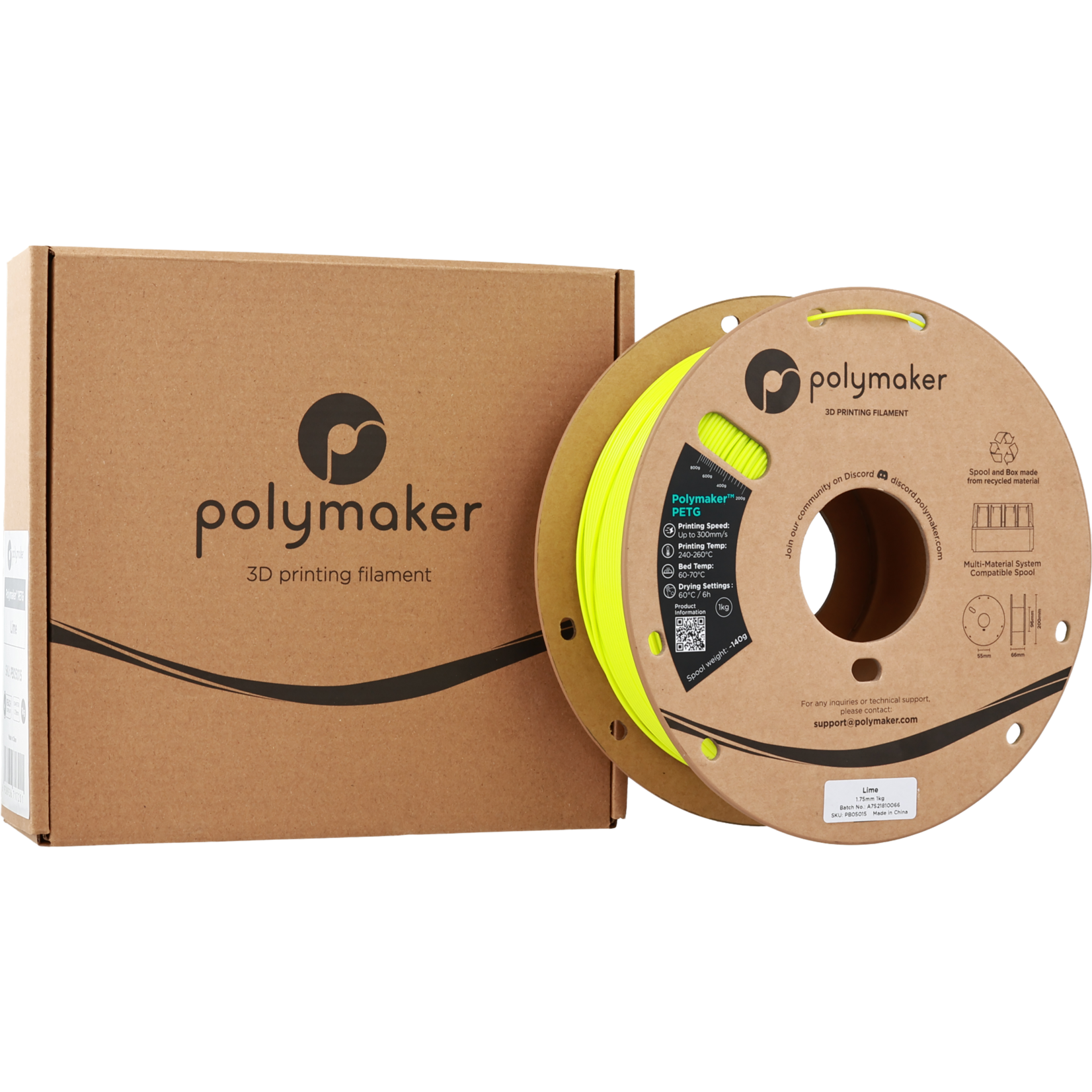 Polymaker PETG - Limoen