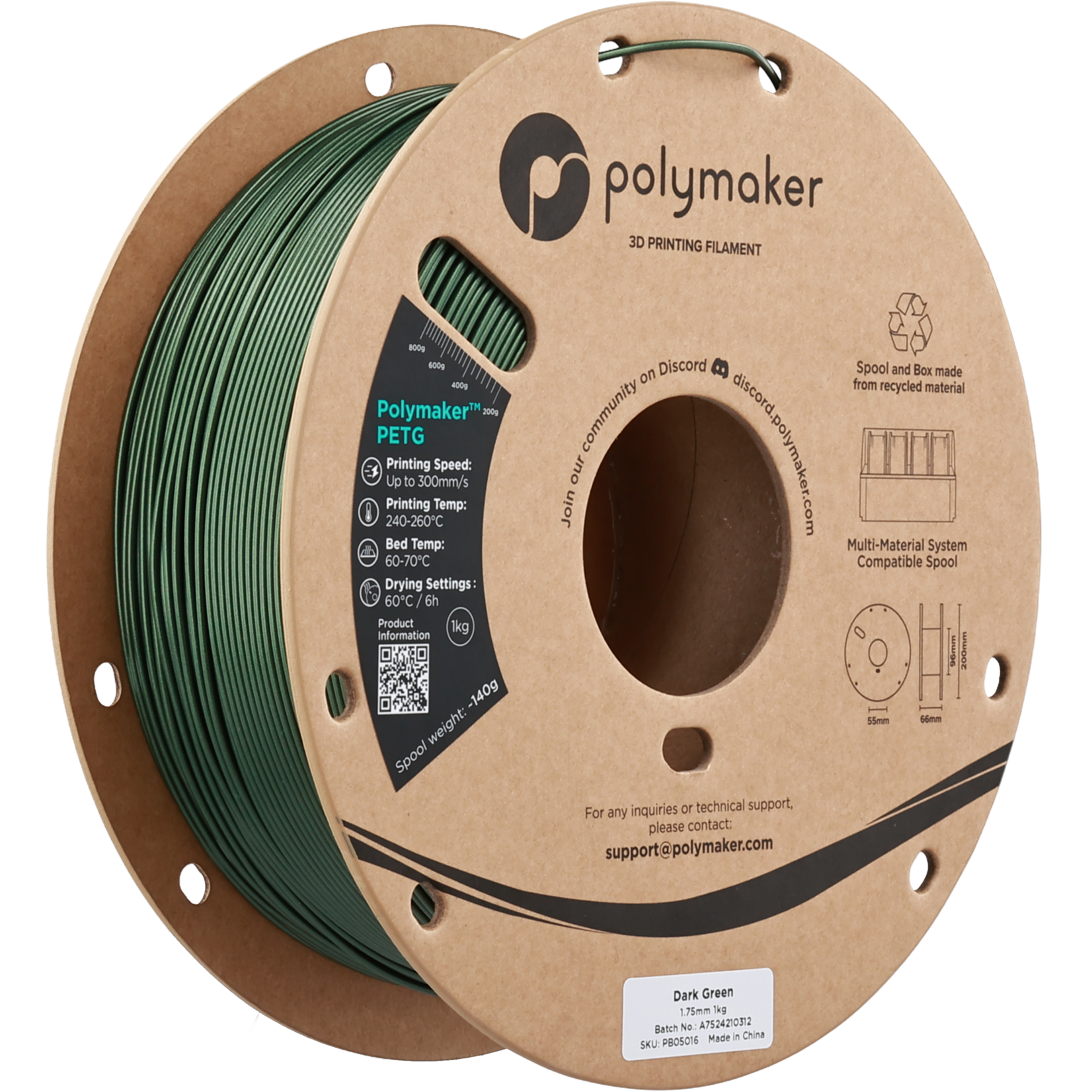 Polymaker Polymaker PETG Dark Green