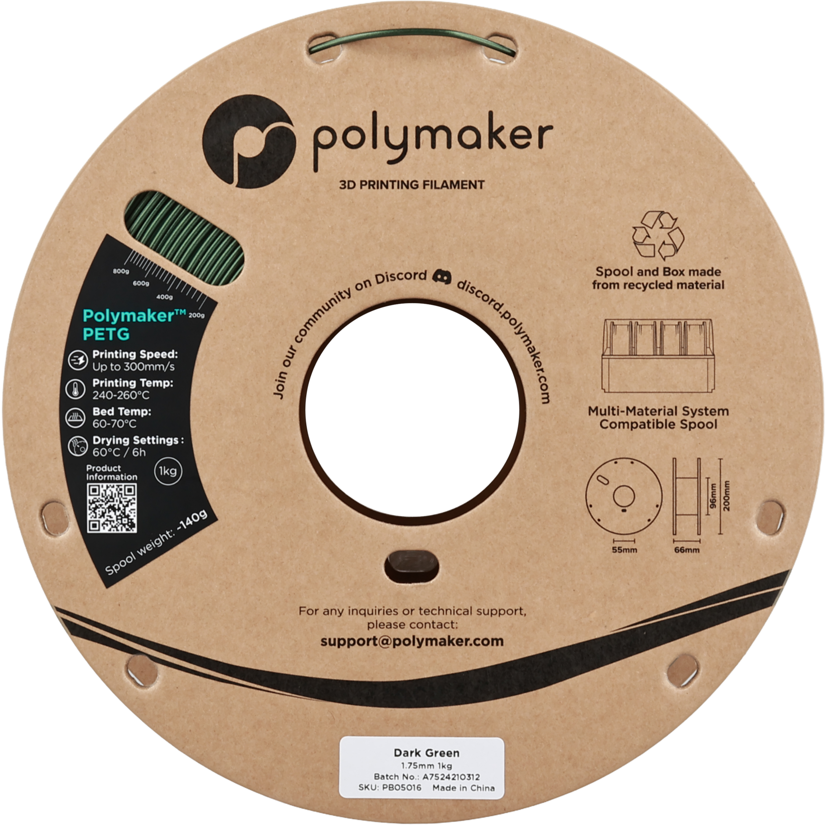 Polymaker Polymaker PETG Dark Green