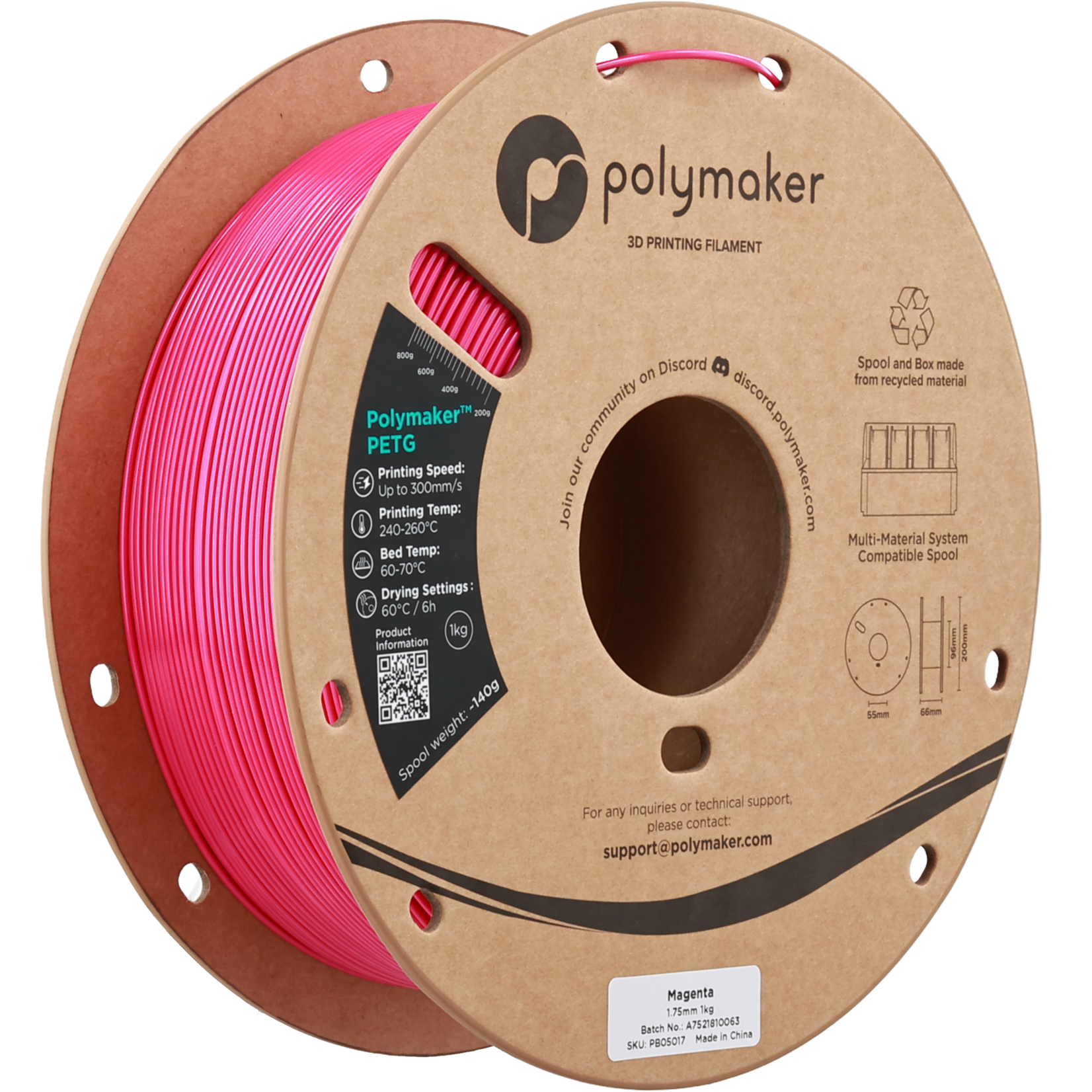 Polymaker PETG - Magenta
