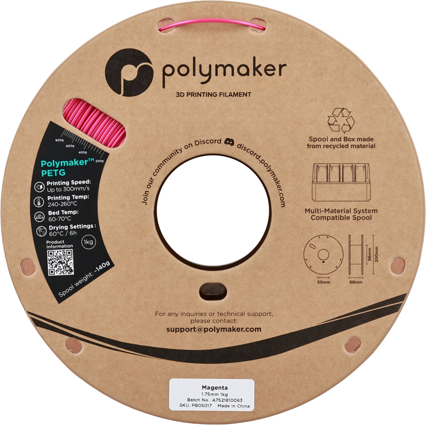 Polymaker Polymaker PETG Magenta