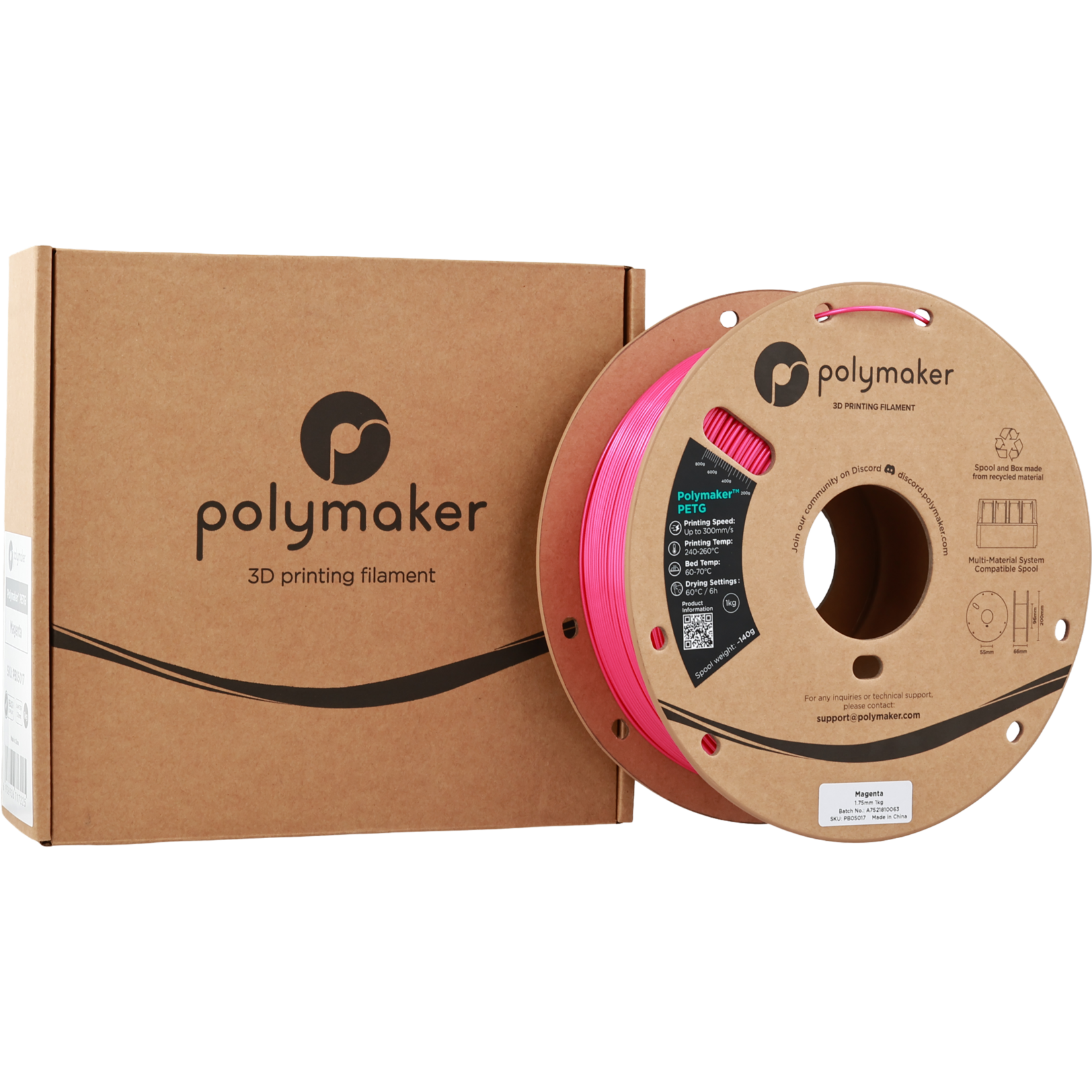Polymaker PETG - Magenta