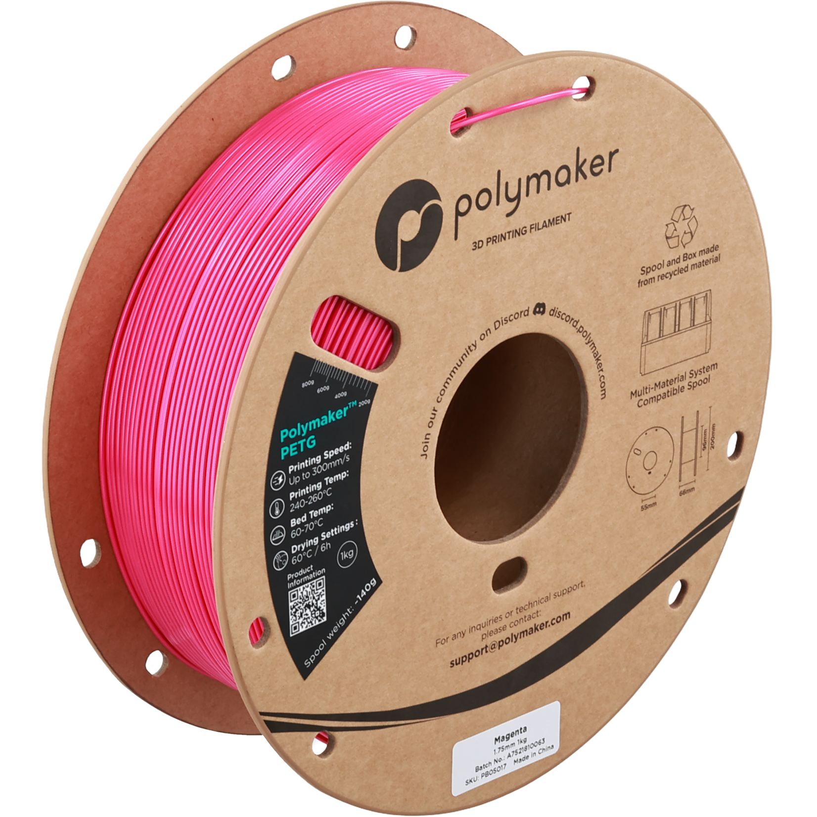 Polymaker PETG - Magenta