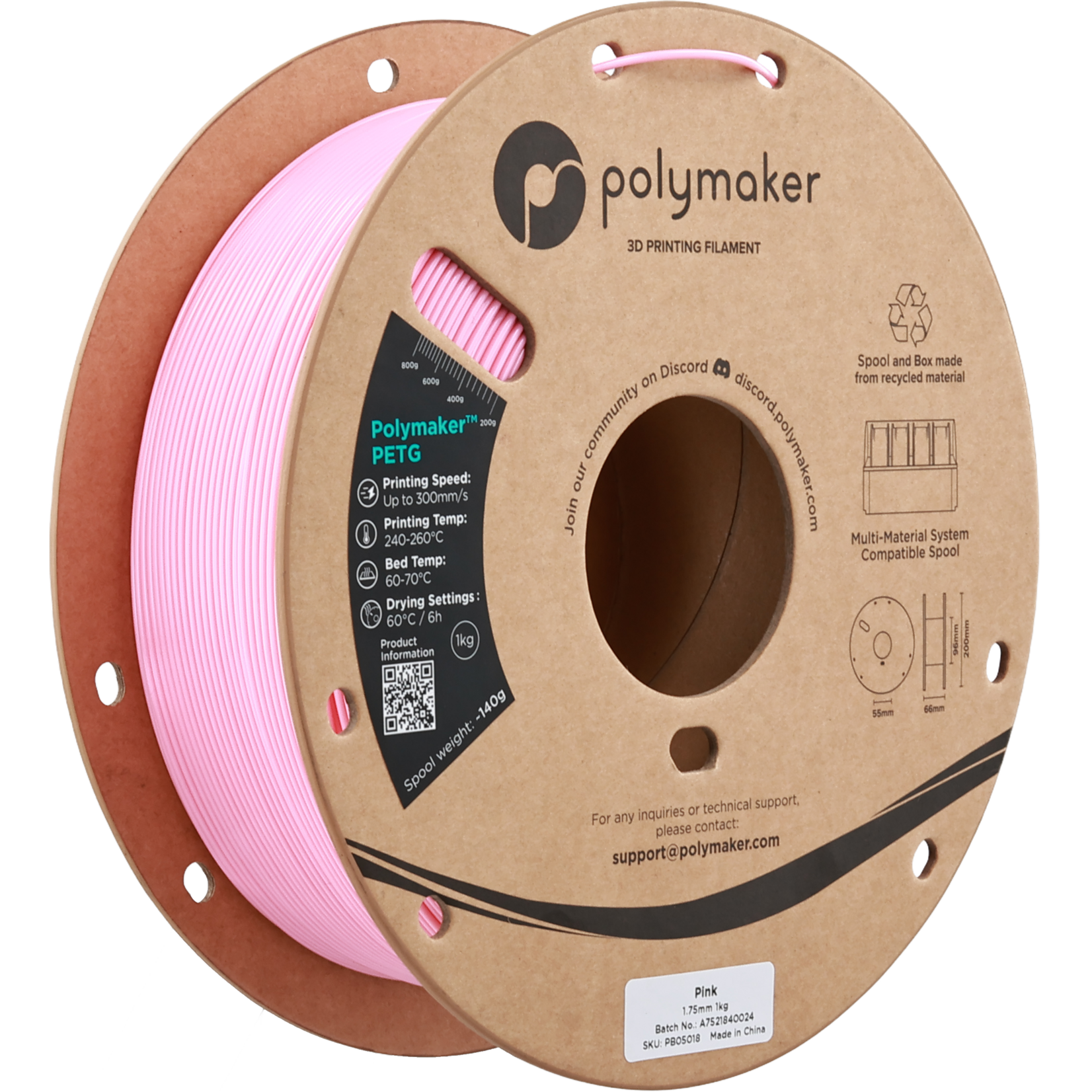Polymaker PETG - Roze