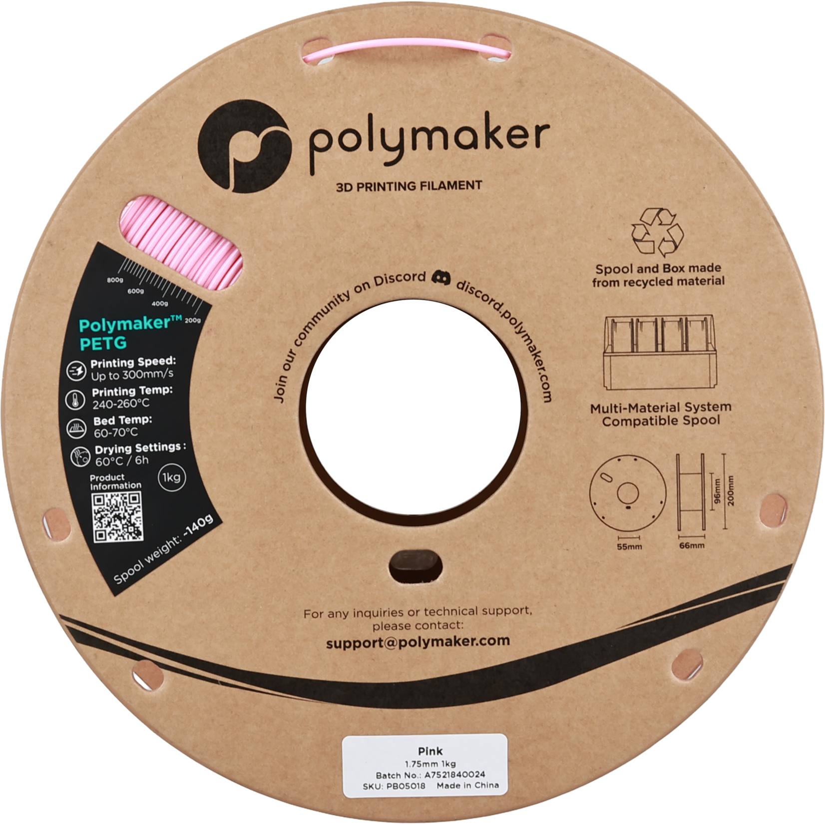 Polymaker Polymaker PETG Pink