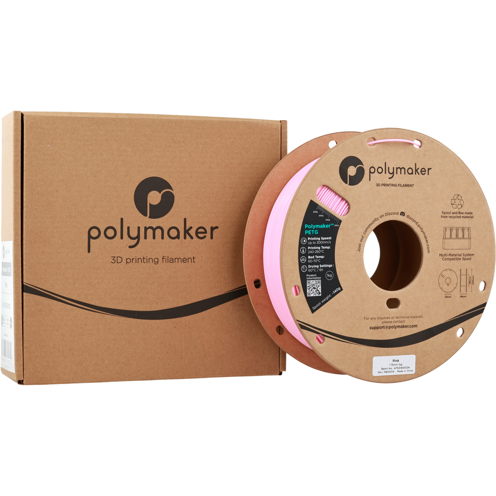 Polymaker PETG - Roze