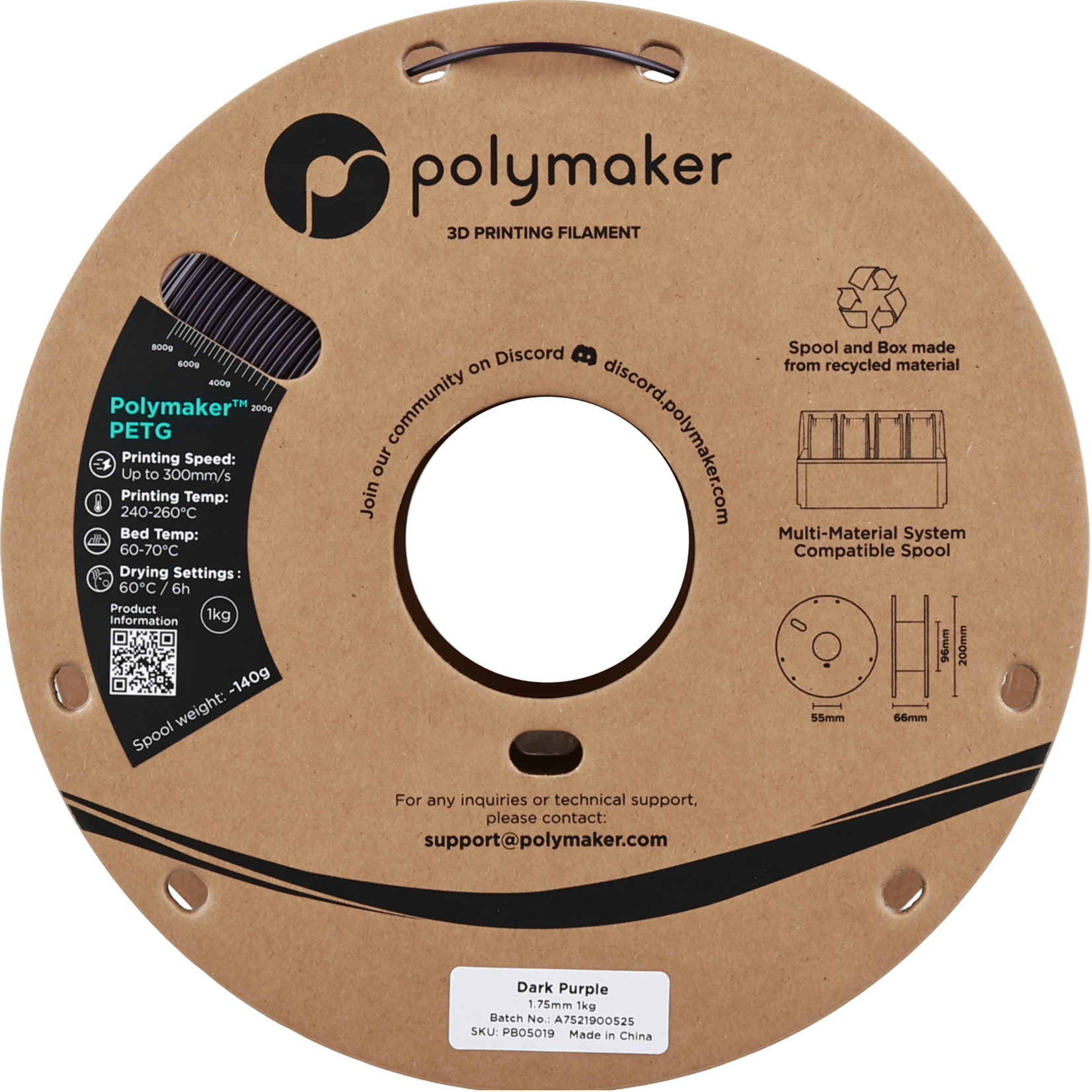 Polymaker Polymaker PETG Dark Purple