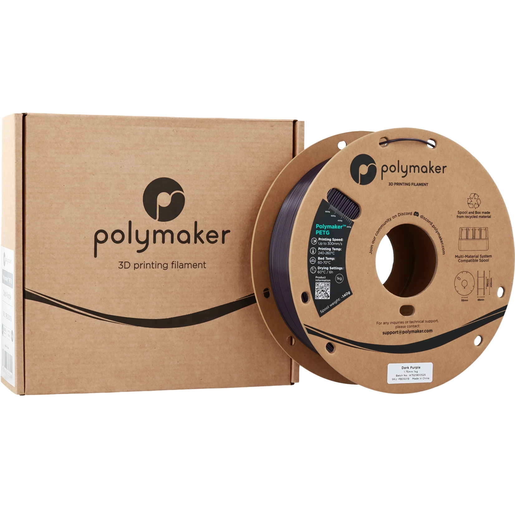Polymaker PETG - Donkerpaars