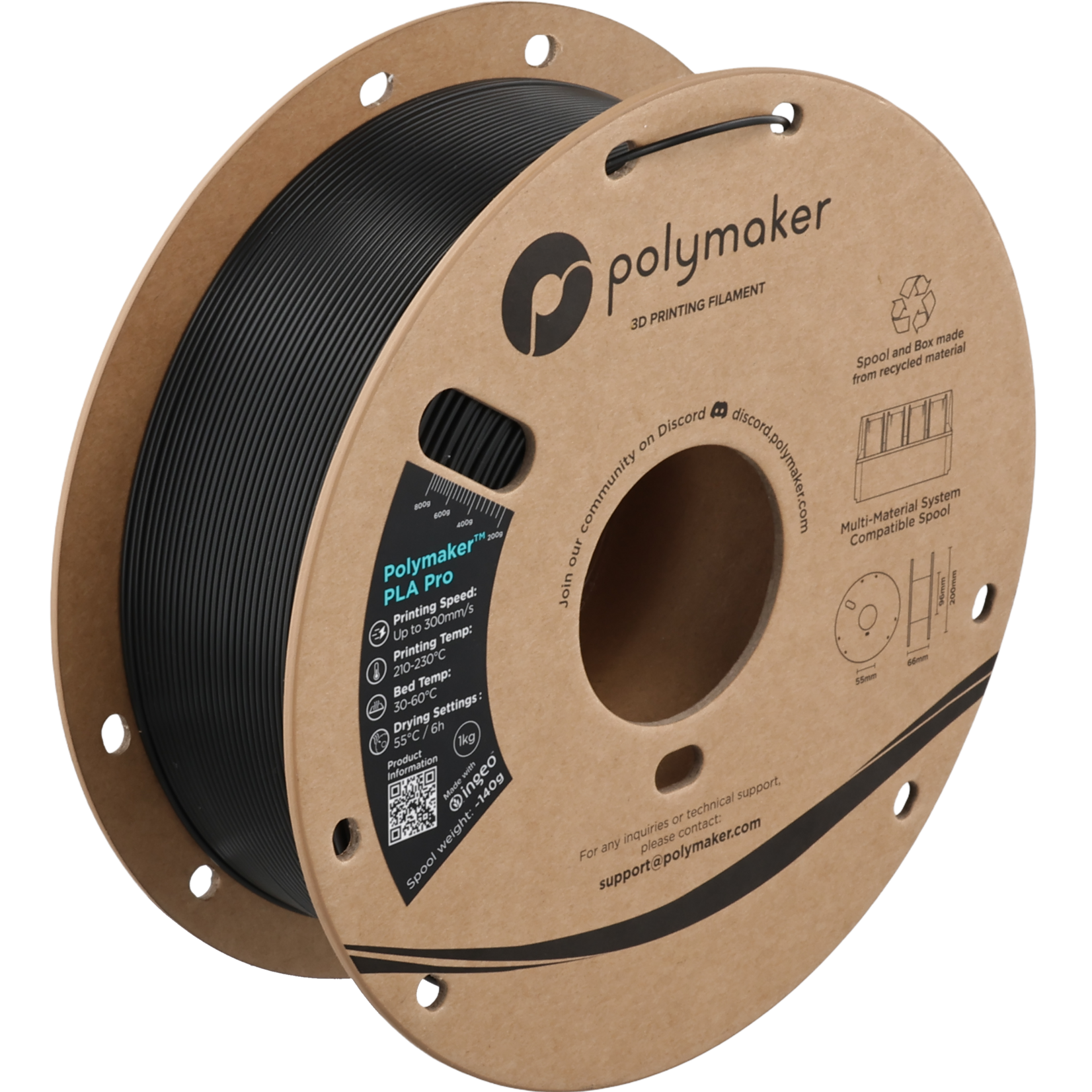 Polymaker Polymaker PLA Pro Black