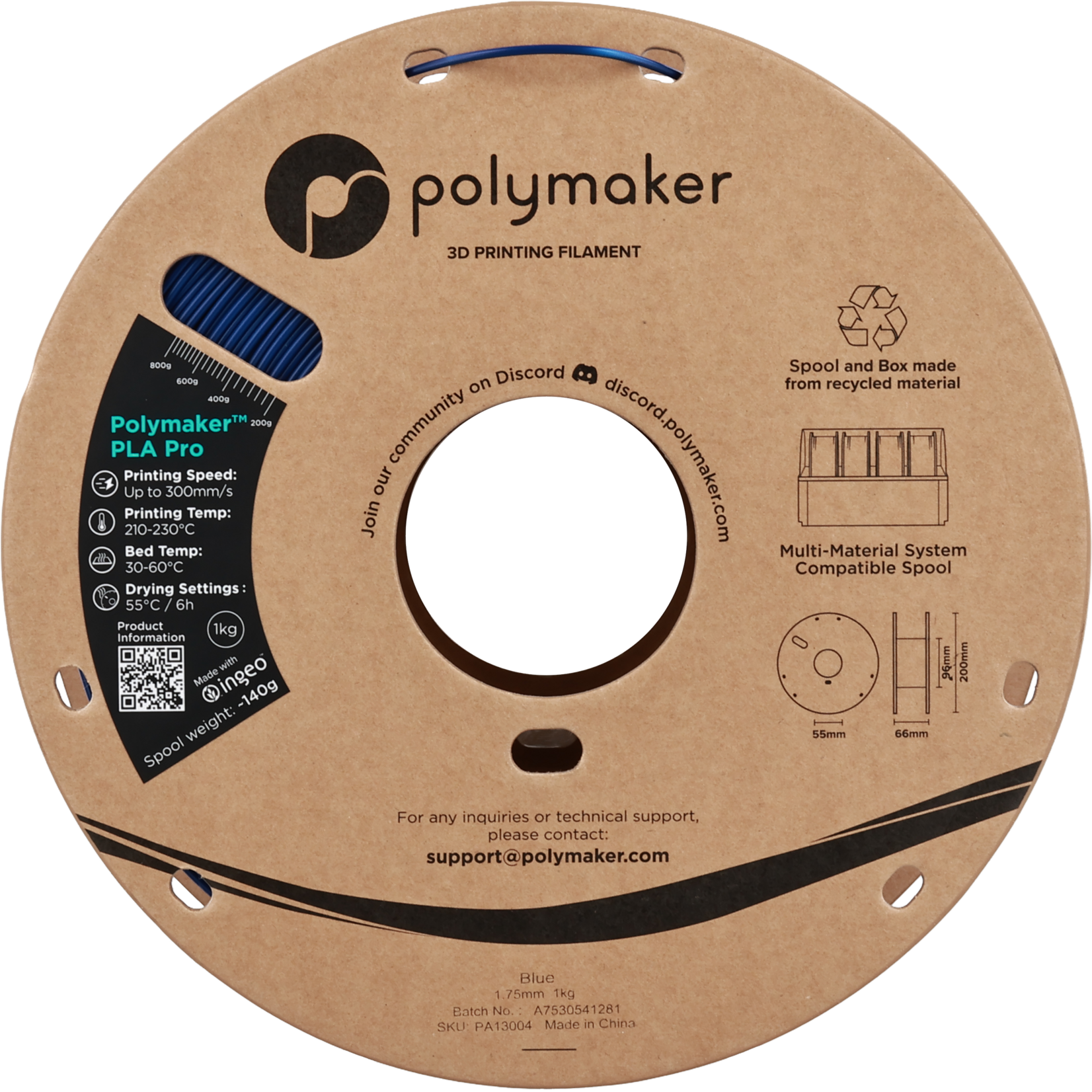 Polymaker Polymaker PLA Pro Blue