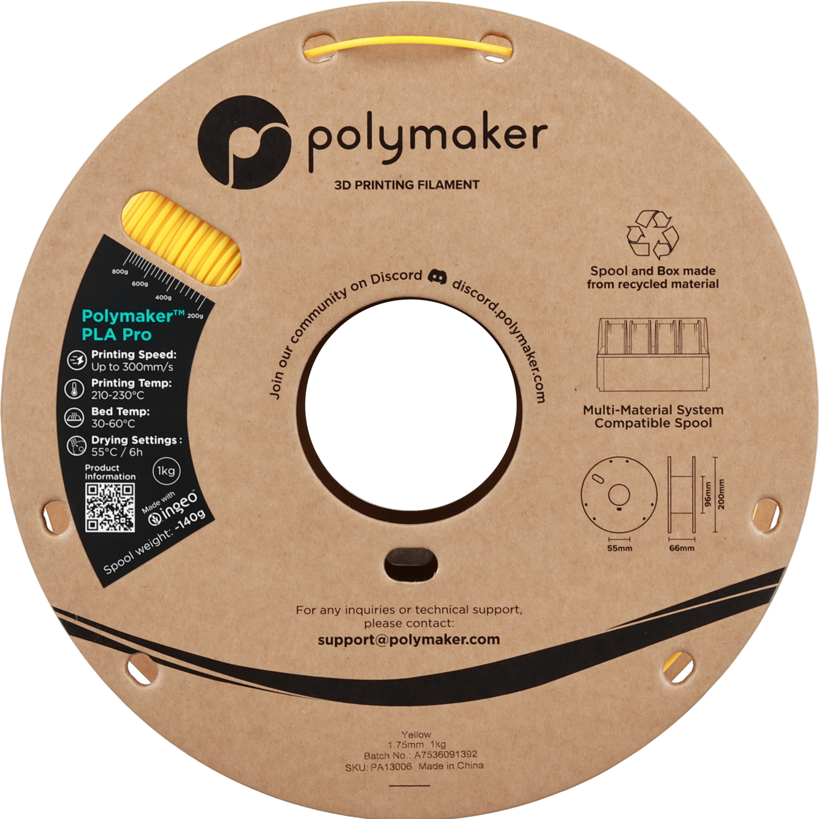 Polymaker Polymaker PLA Pro Yellow