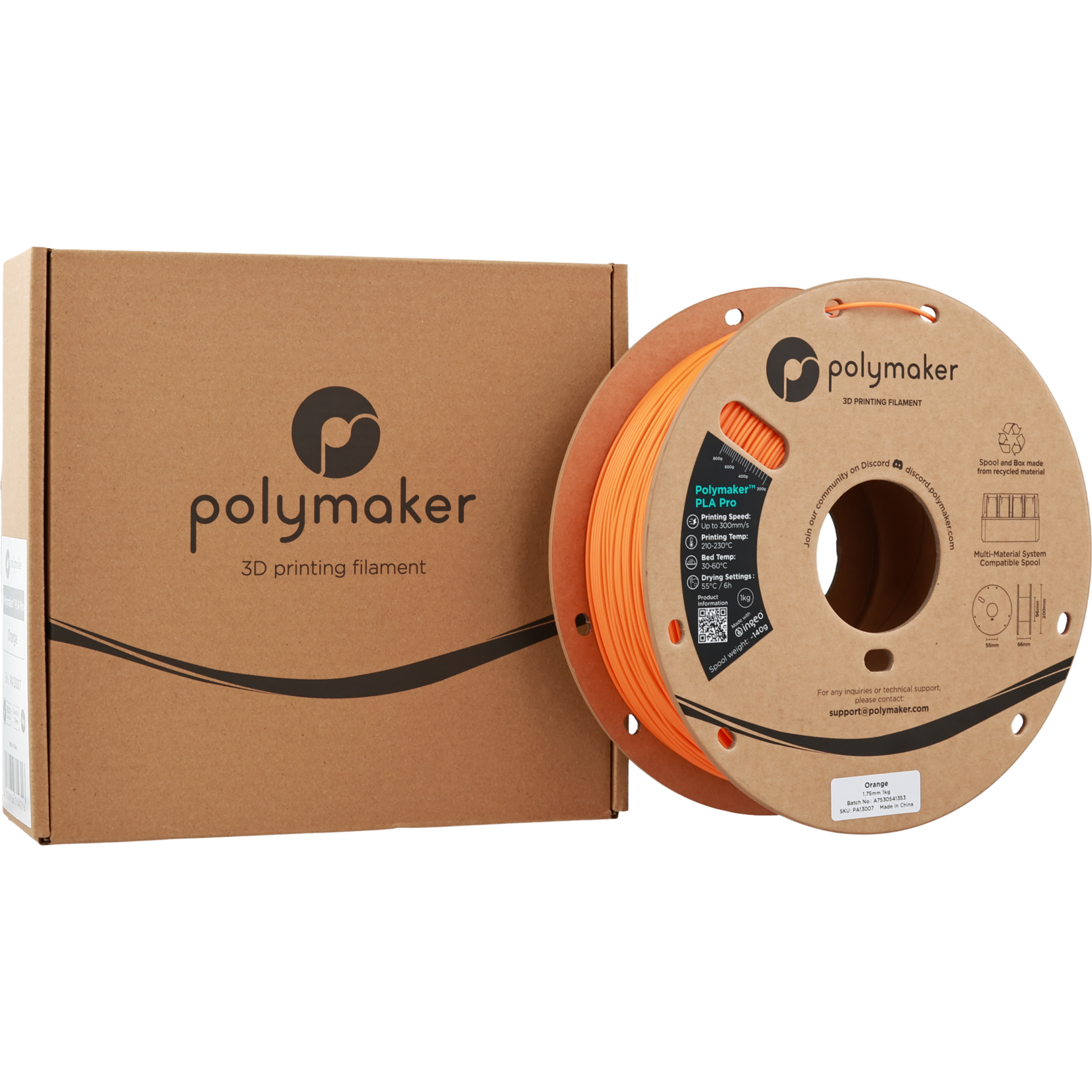 Polymaker Polymaker PLA Pro Orange