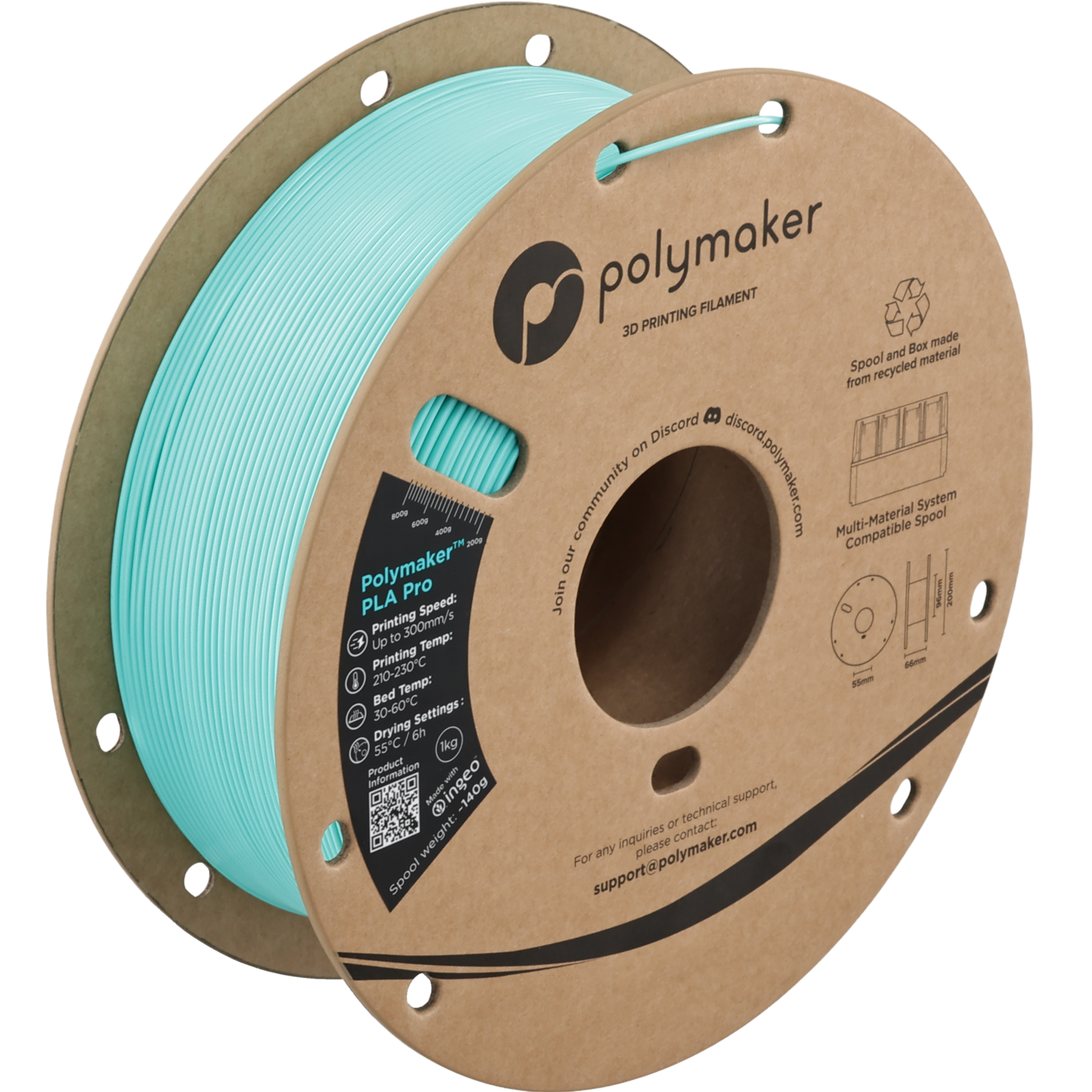 Polymaker Polymaker PLA Pro Polymaker Teal