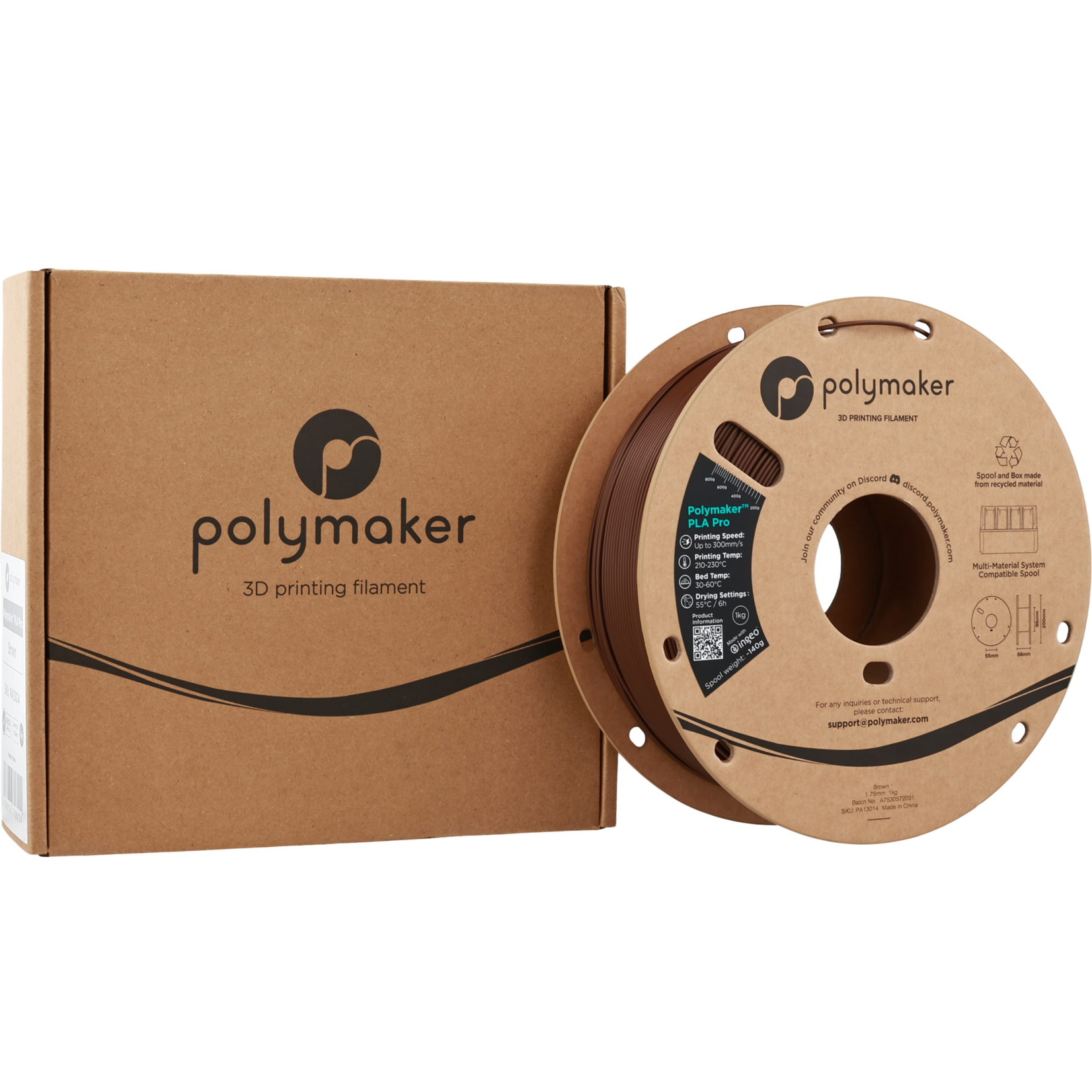 Polymaker Polymaker PLA Pro Brown