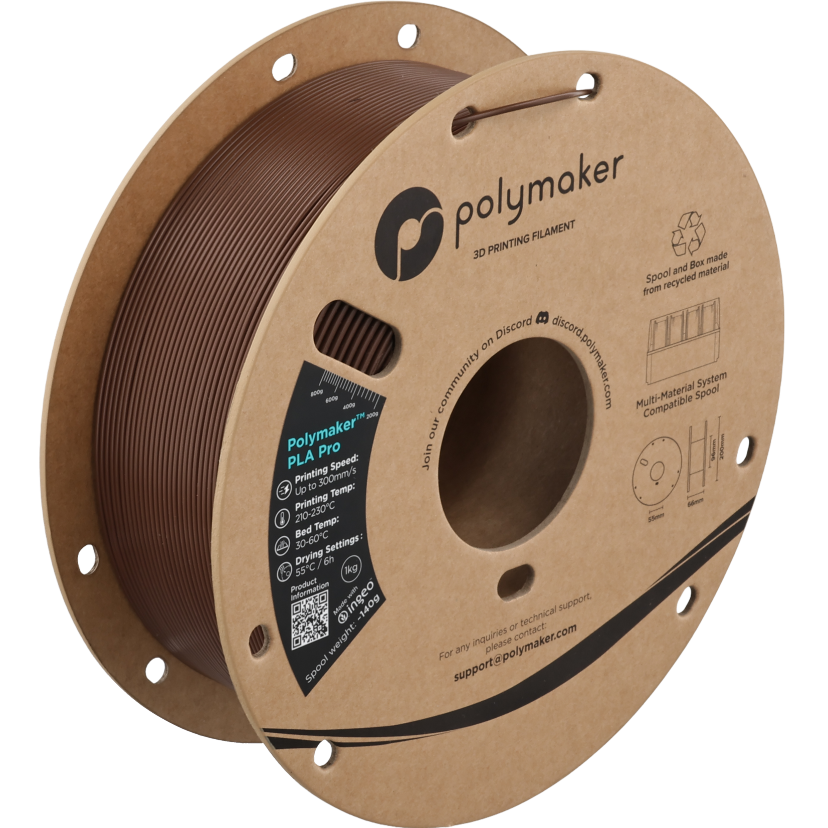 Polymaker Polymaker PLA Pro Brown