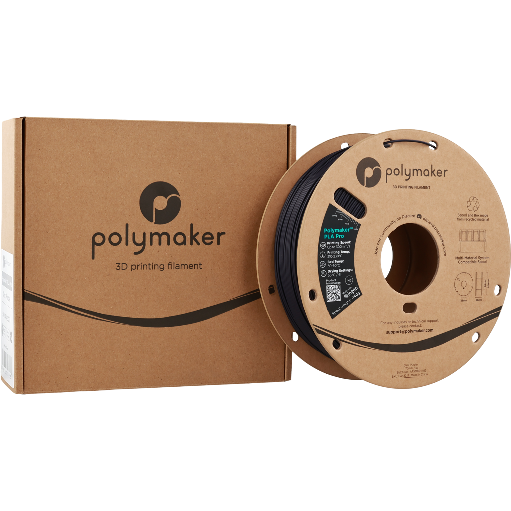 Polymaker Polymaker PLA Pro Dark Purple
