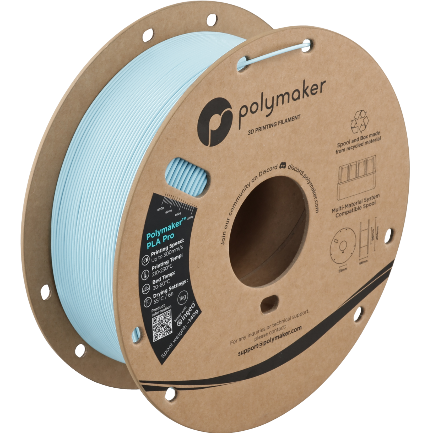 Polymaker Polymaker PLA Pro Light Blue