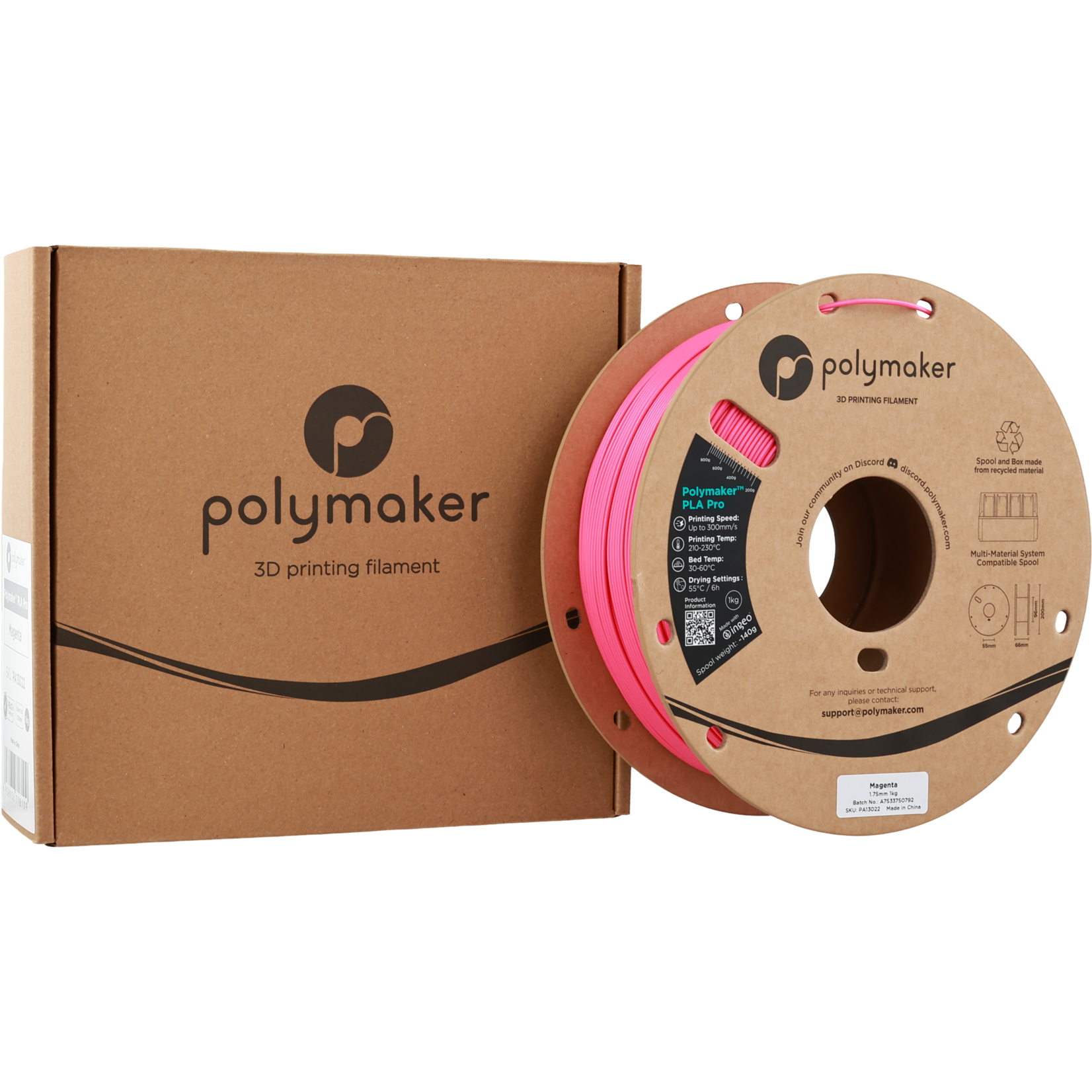 Polymaker Polymaker PLA Pro Magenta