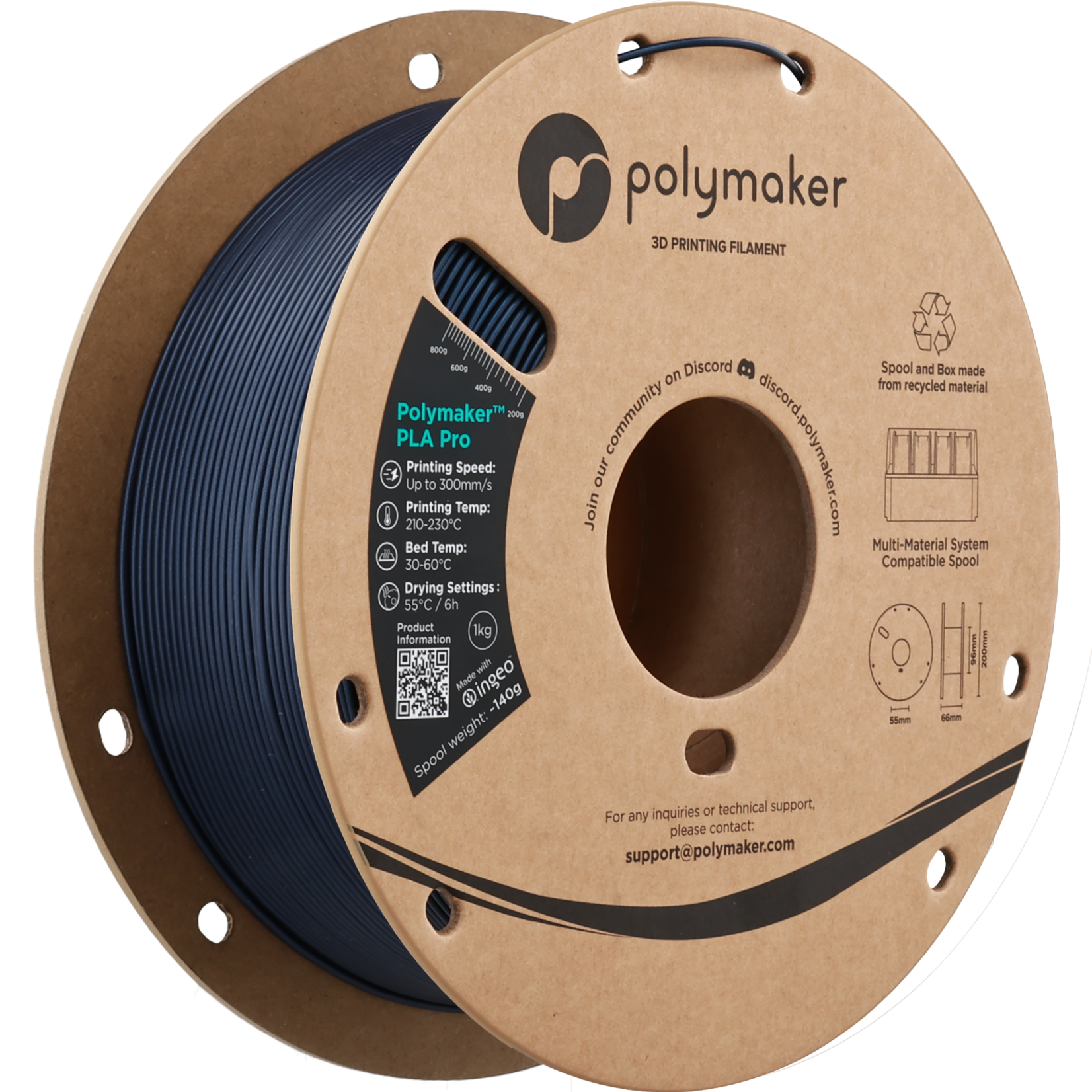 Polymaker Polymaker PLA Pro Metallic Blue