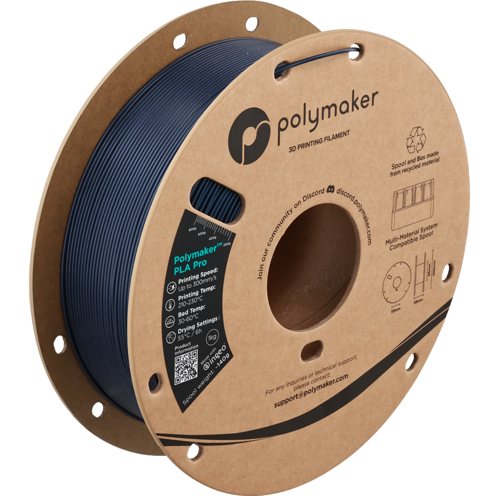 Polymaker Polymaker PLA Pro Metallic Blue