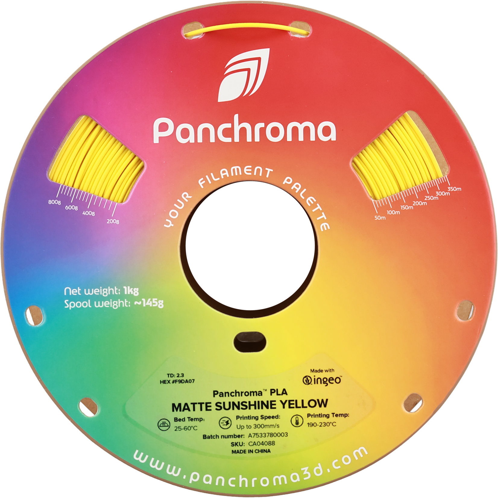 Polymaker Panchroma PLA Matte Sunshine Yellow