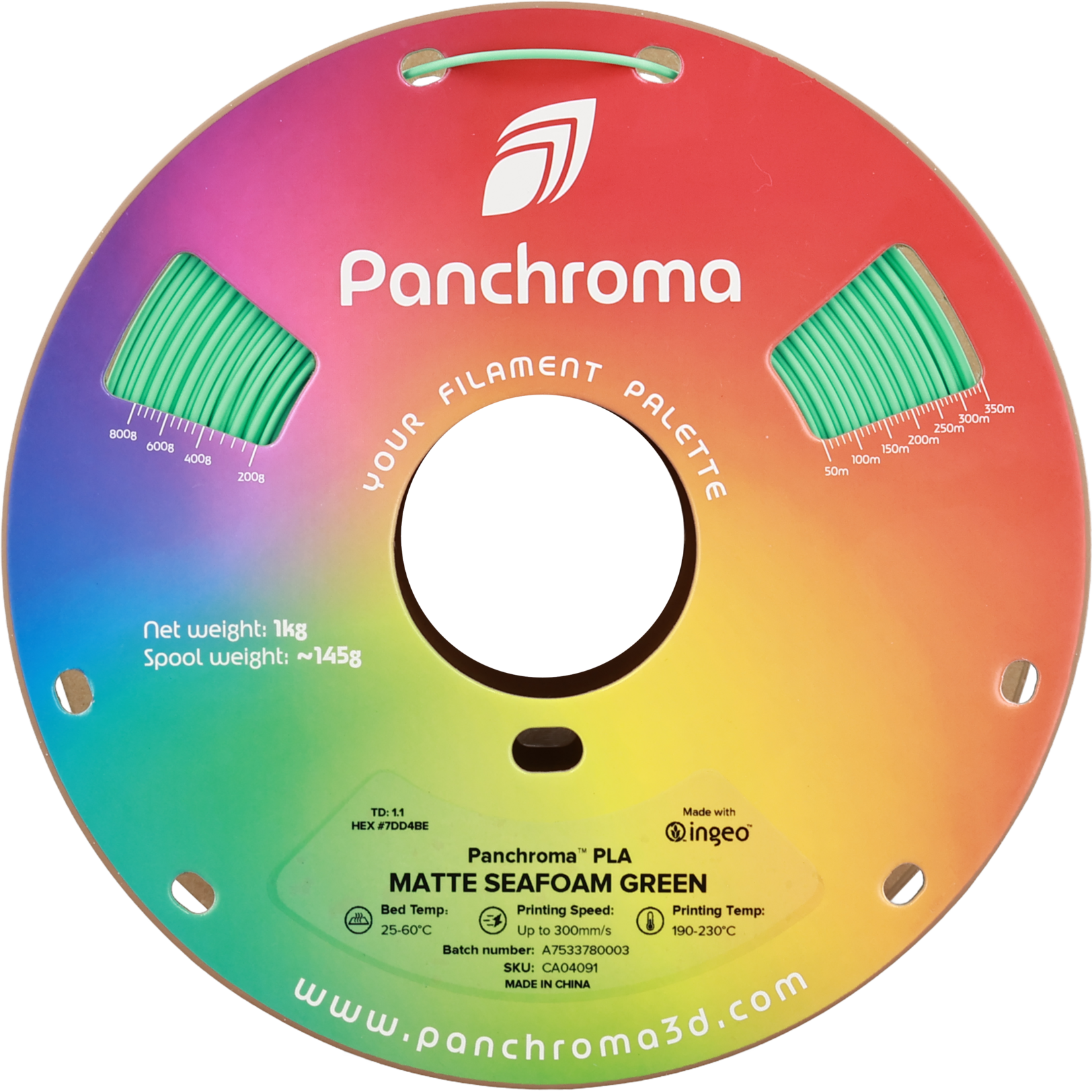 Polymaker Panchroma PLA Matte Seafoam Green