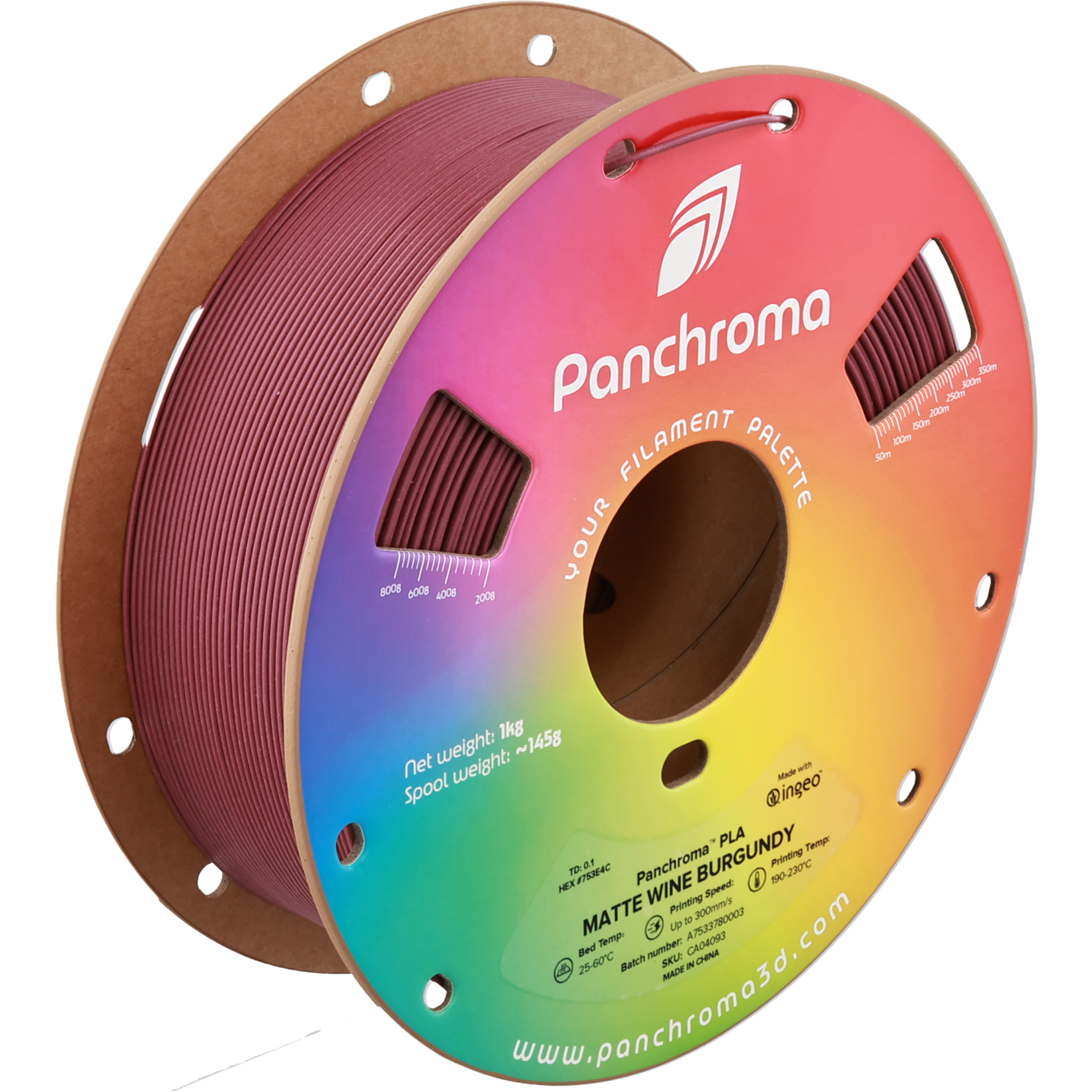 Polymaker Panchroma PLA Matte Wine Burgundy