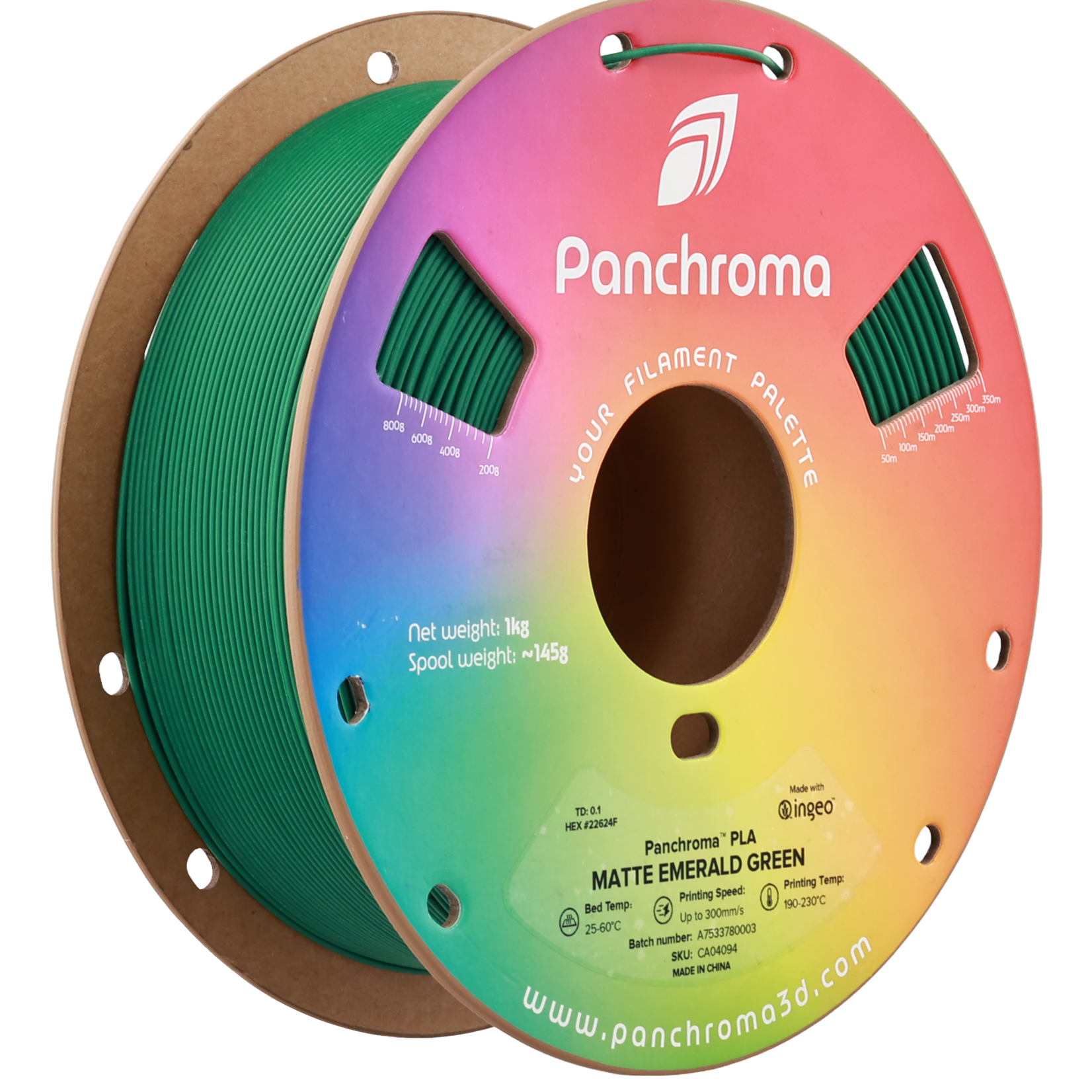 Polymaker Panchroma PLA Matte Emerald Green