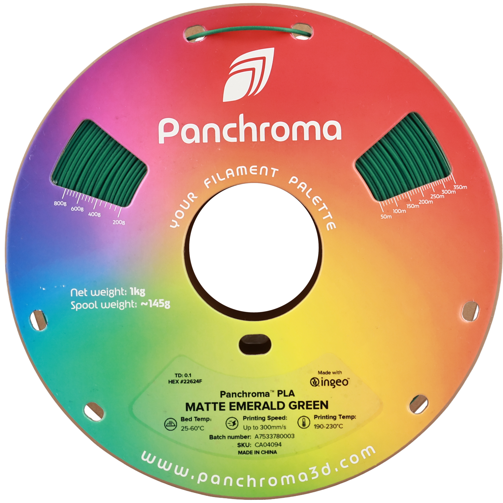 Polymaker Panchroma PLA Matte Emerald Green