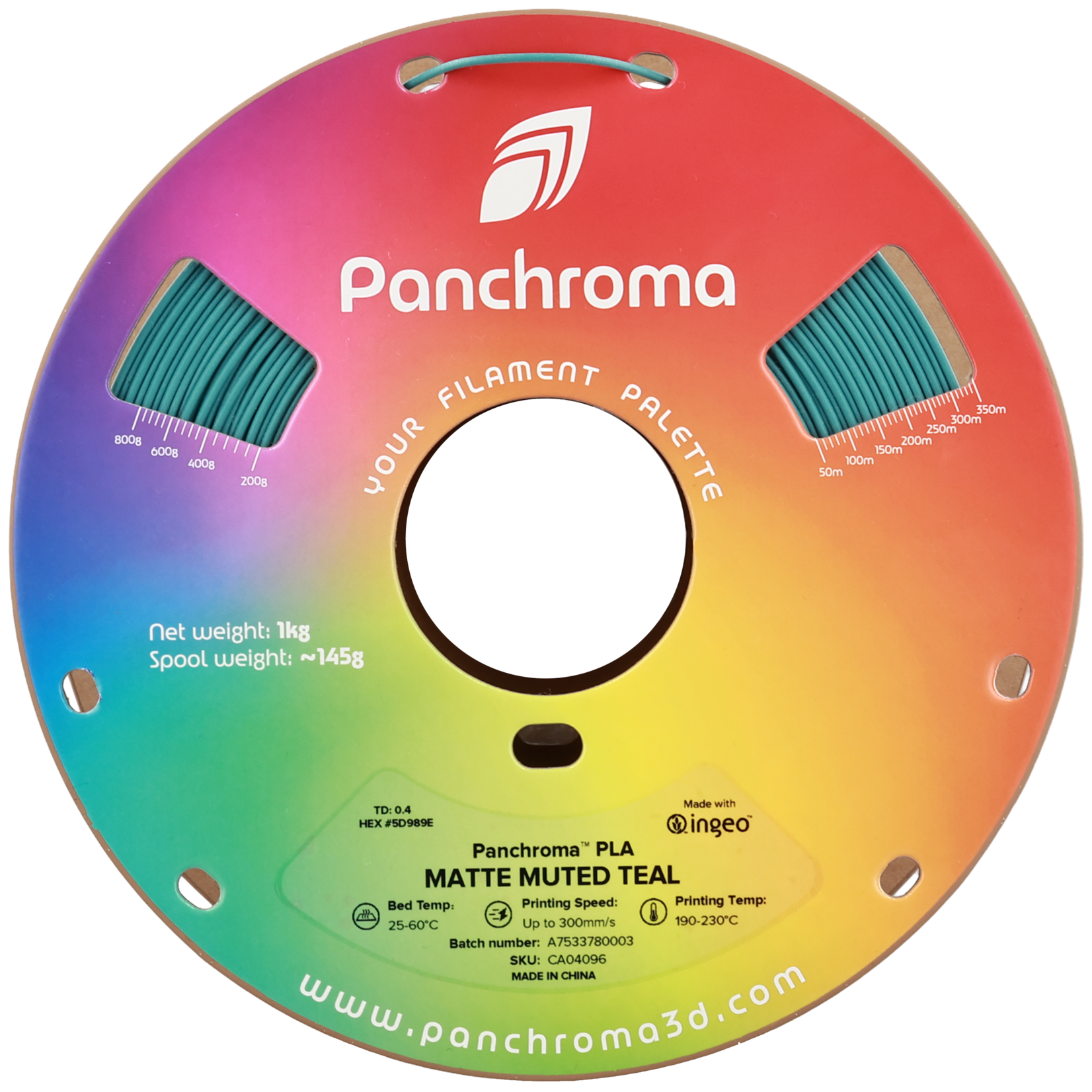 Polymaker Panchroma PLA Matte Muted Teal