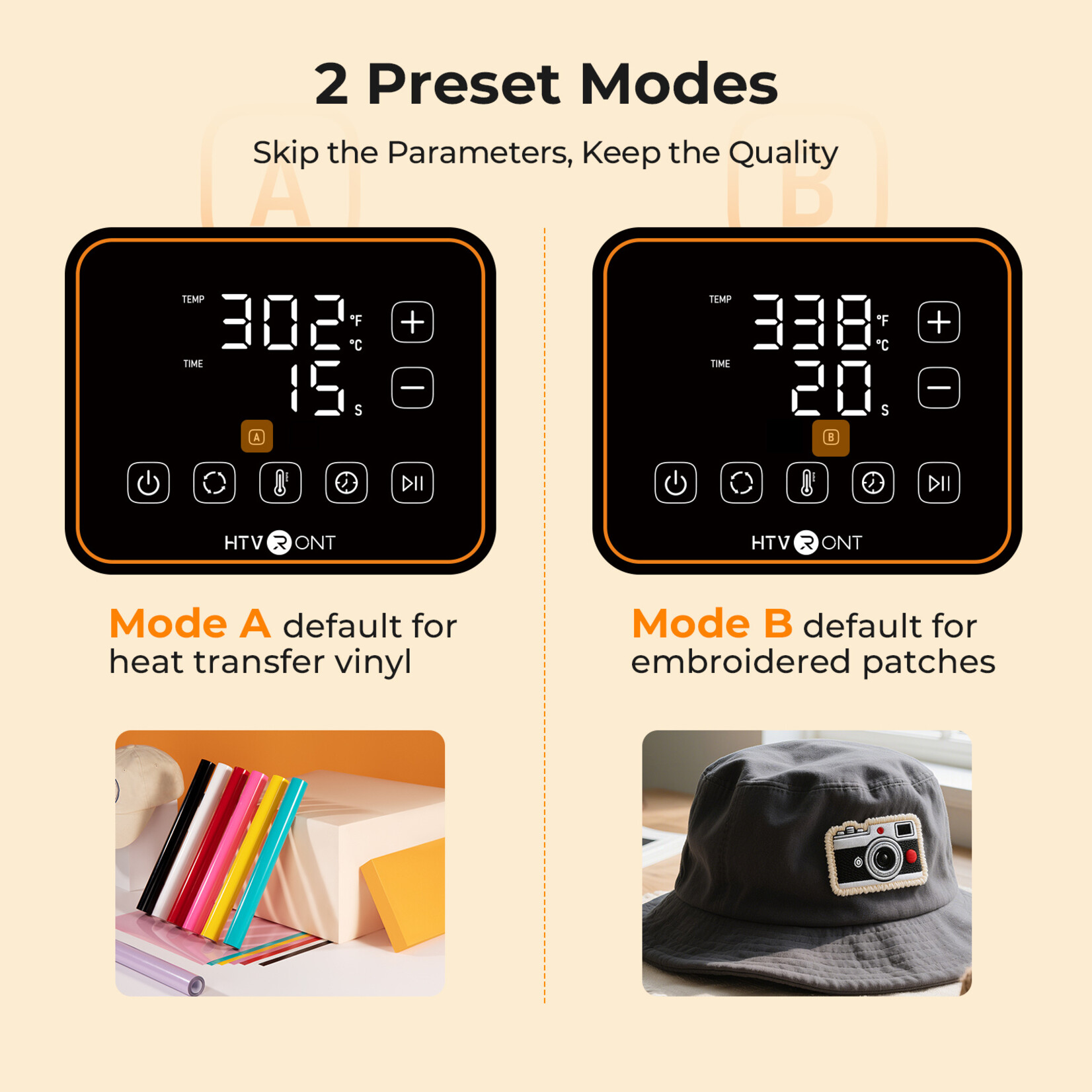 HTVRONT A300 Auto Hat Heat Press