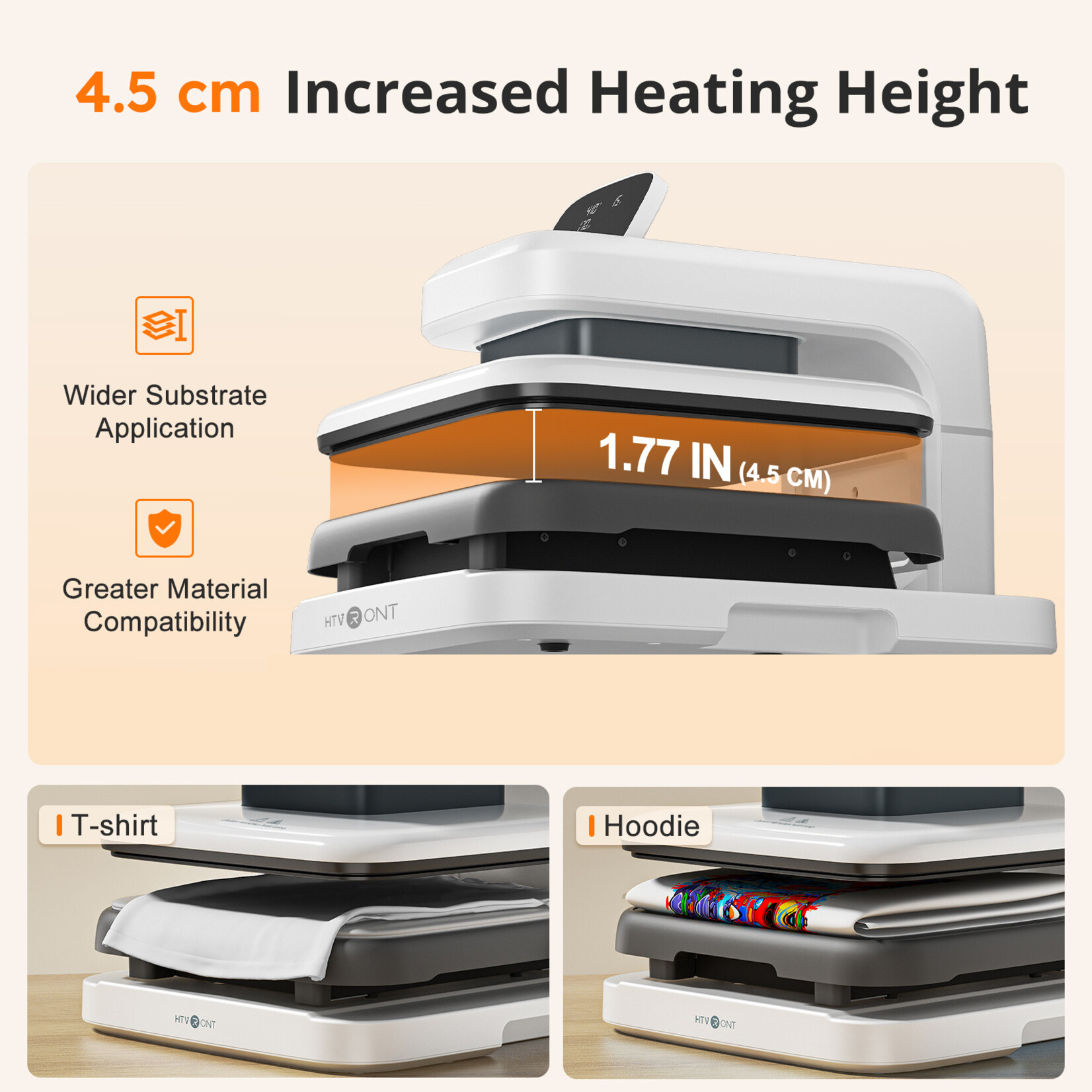 HTVRONT Auto Heat Press 2-Digit