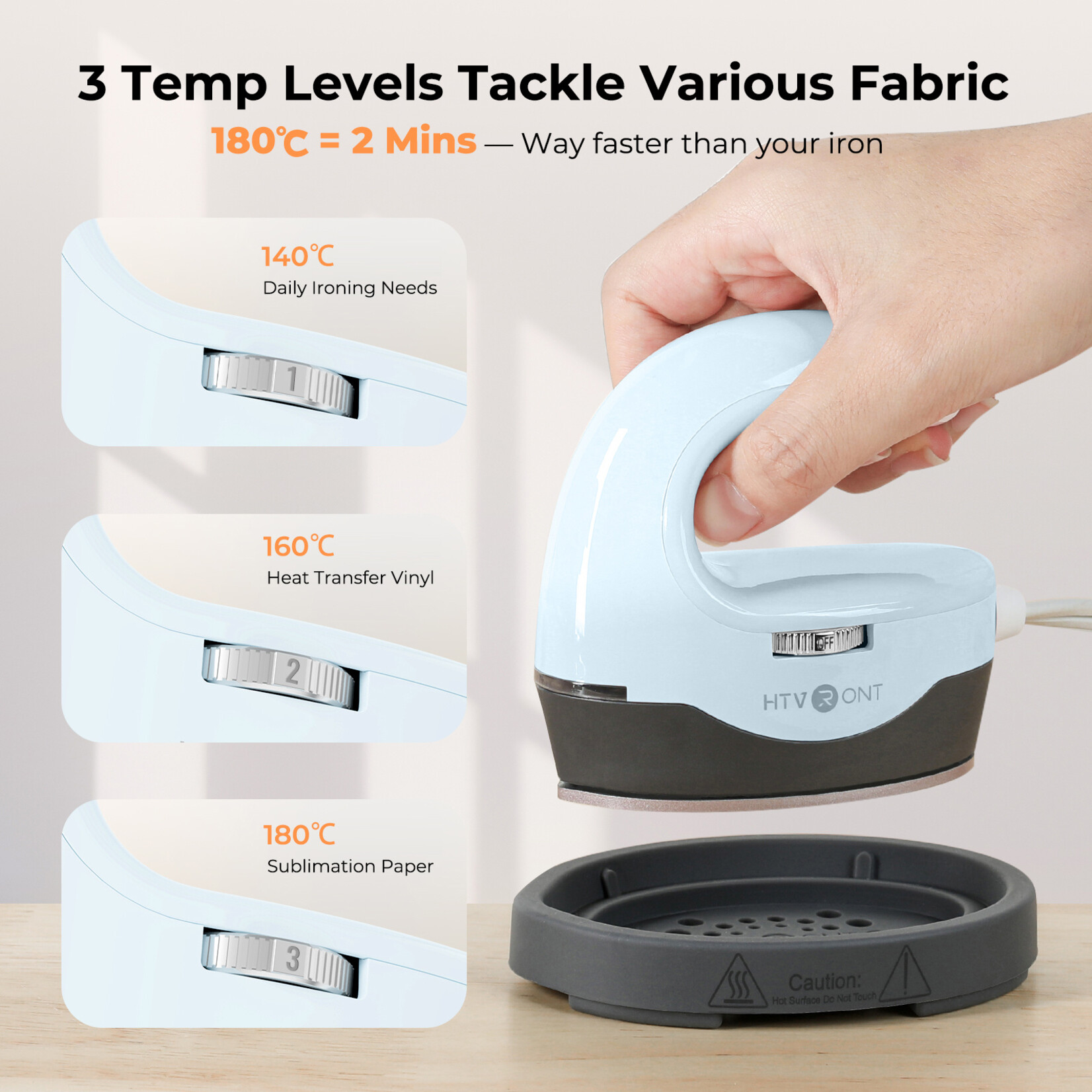 HTVRONT H1 Mini Heat Press
