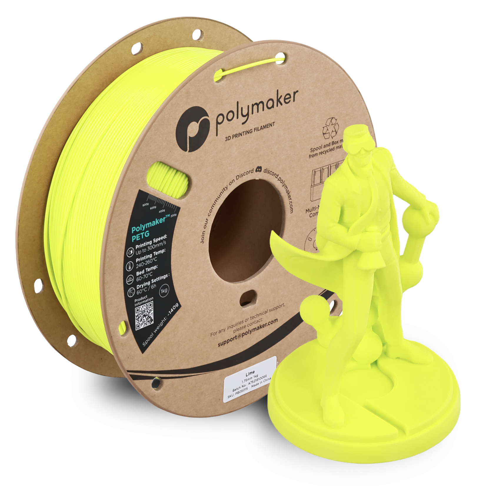 Polymaker PETG - Limoen