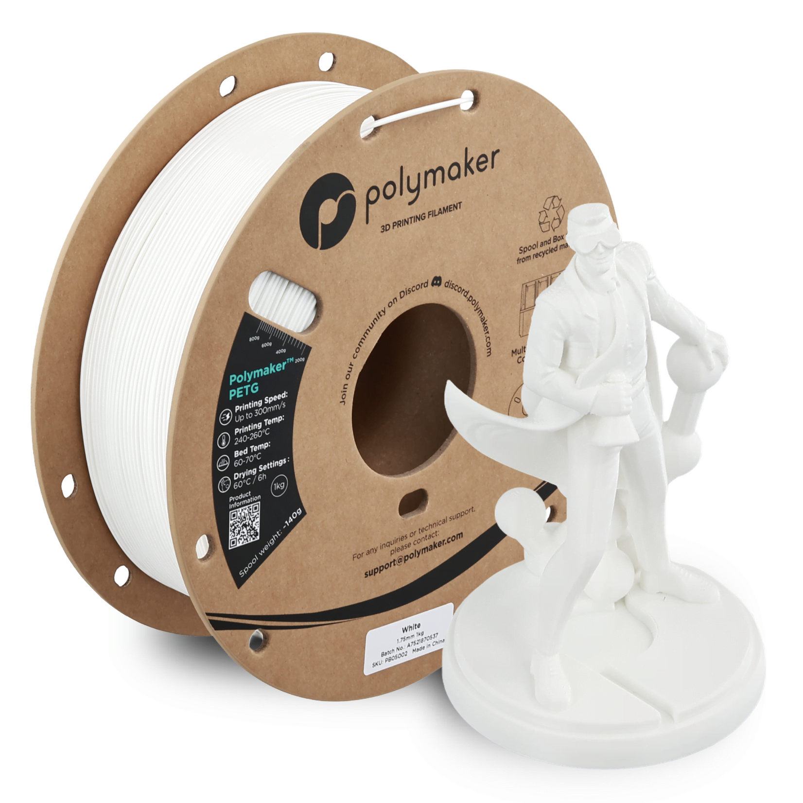 Polymaker PETG  - Wit