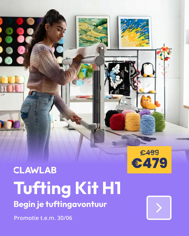 Korting op de Tufting Kit H1 