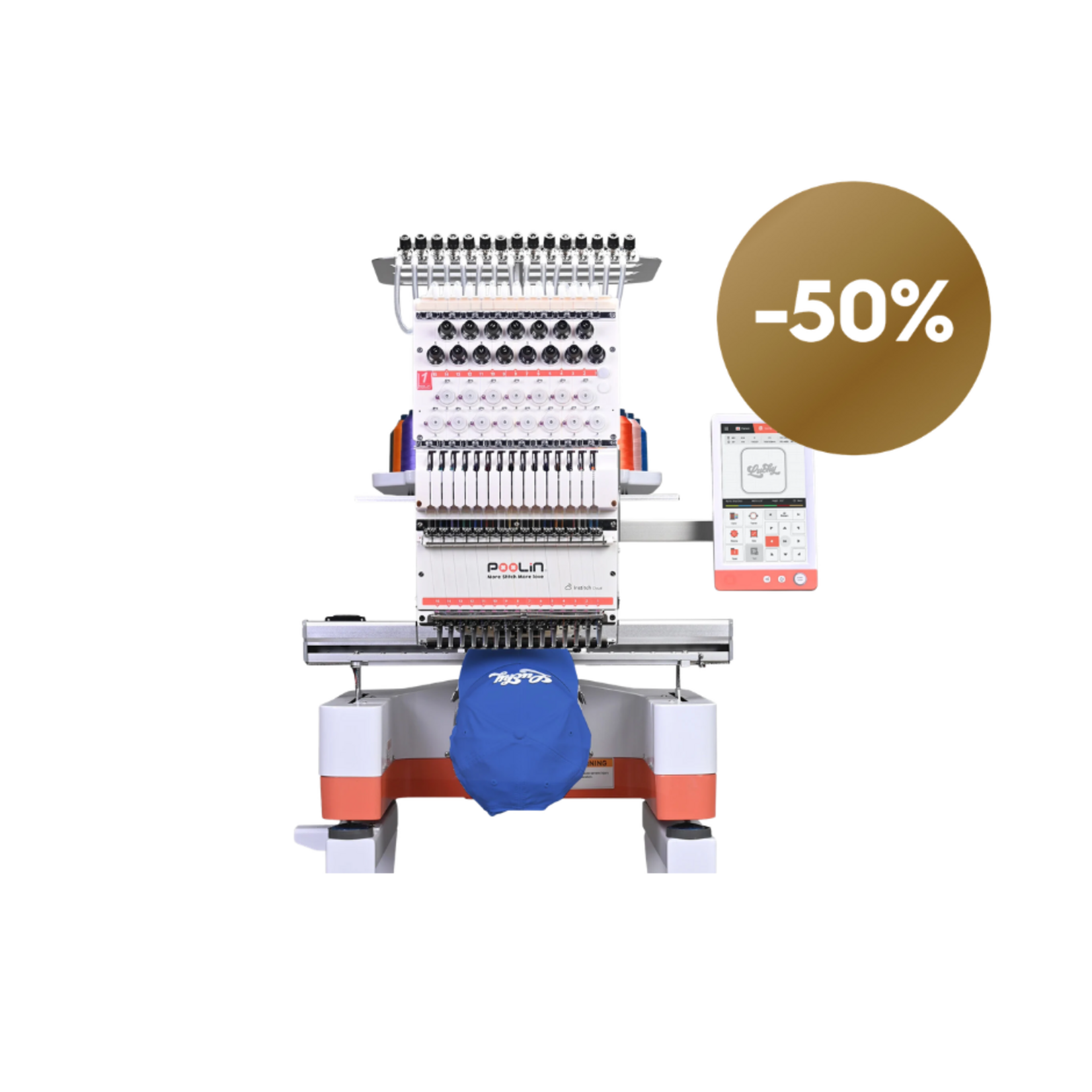 PooLin Open Box Bronze EOM Multi-Needle Embroidery Machine