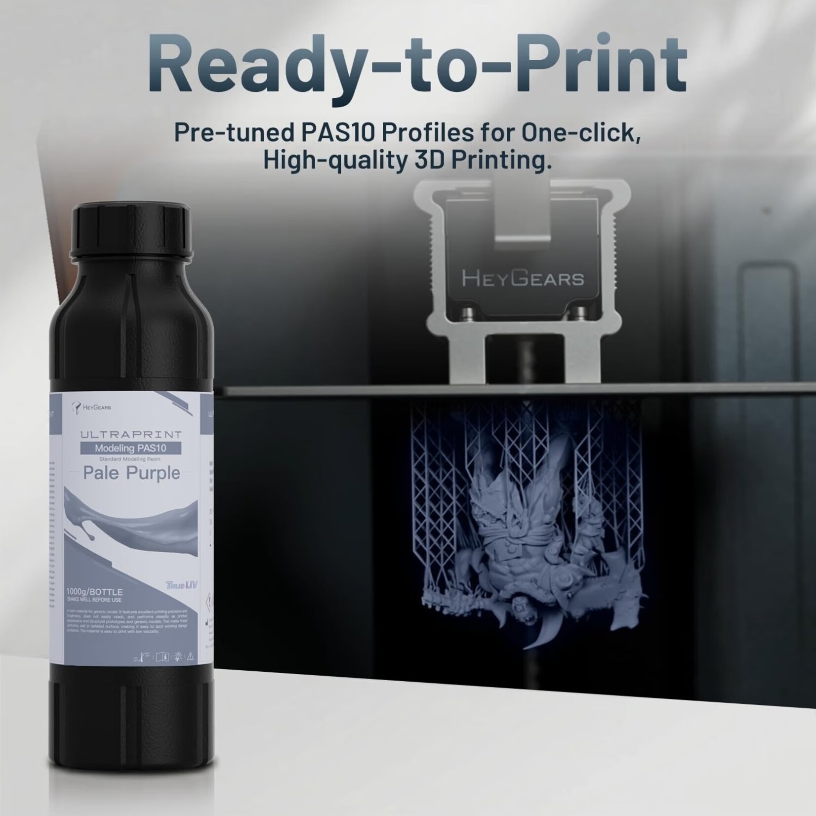 HeyGears UltraPrint Modeling Resin PAS10 - Black