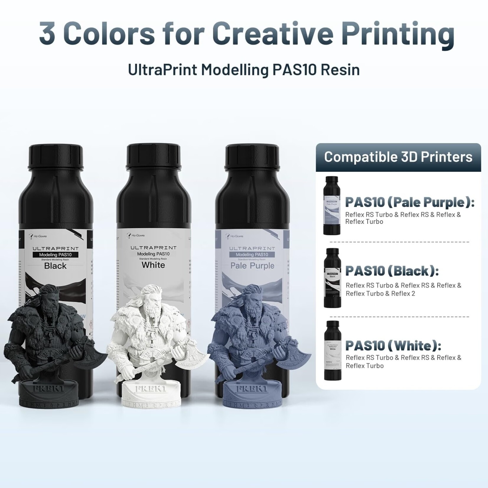 HeyGears UltraPrint Modeling Resin PAS10 - White