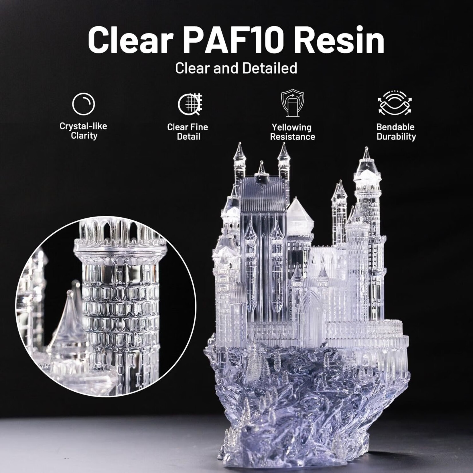 HeyGears UltraPrint Production Resin PAF10 - Clear
