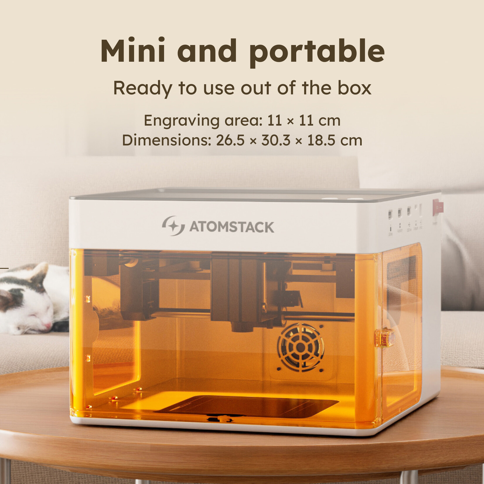AtomStack P2 Laser Engraver - 14W Diode Galvo