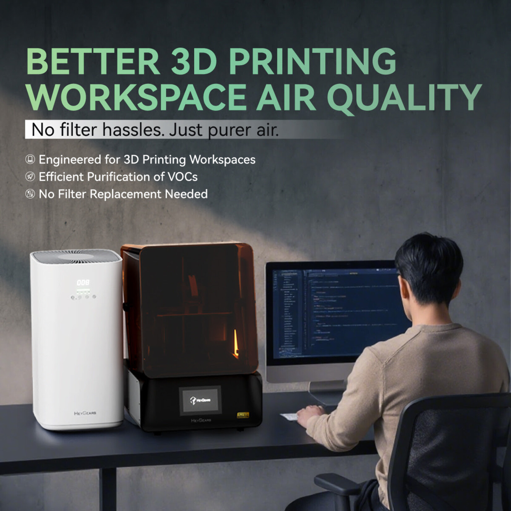 HeyGears UltraCraft 3D Printing purification System