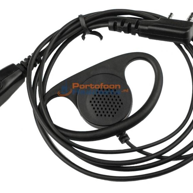 D-Shape Kenwood Portofoon Oortjes