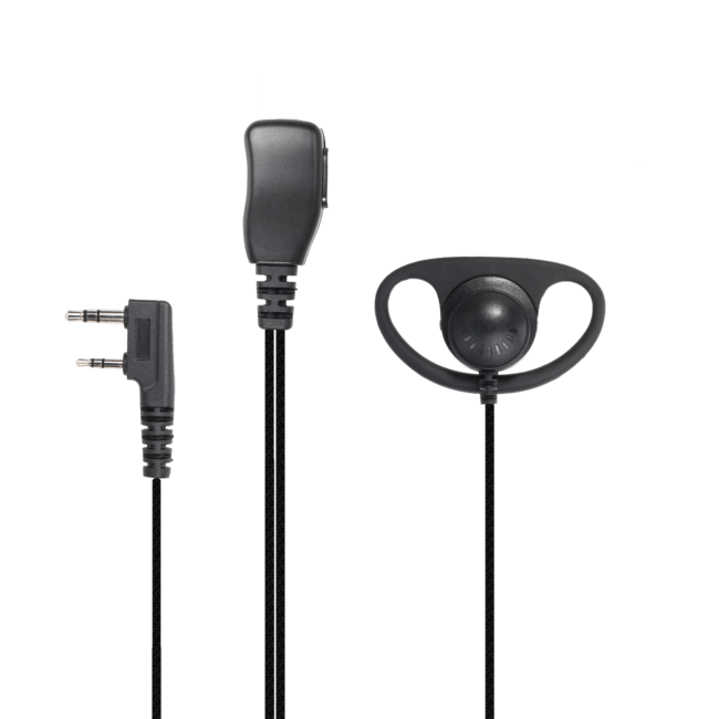 D-Shape Kenwood Portofoon Oortjes