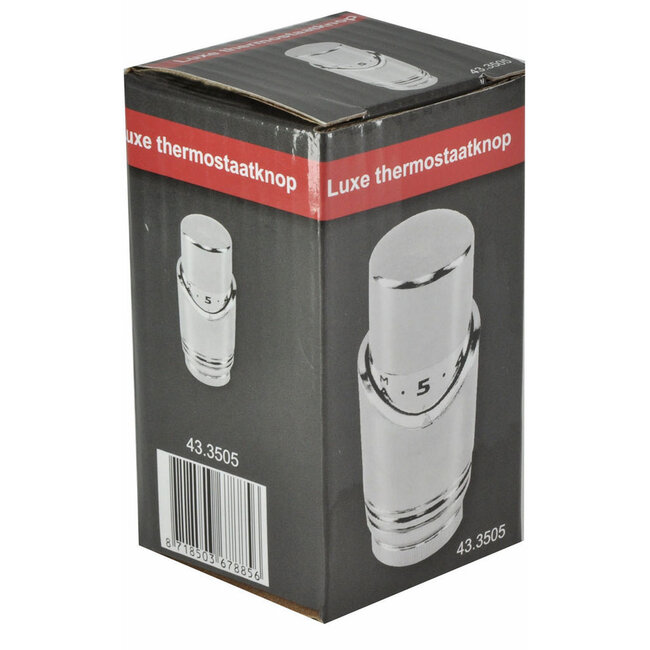 luxe thermostaatknop M-30 chroom
