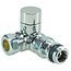 luxe regelvent. 1/2''x15 (M22) knel haaks verkeerd chroom