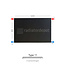 H30 x B120 T11 - Paneelradiator C4 vlakke voorzijde Mat Zwart